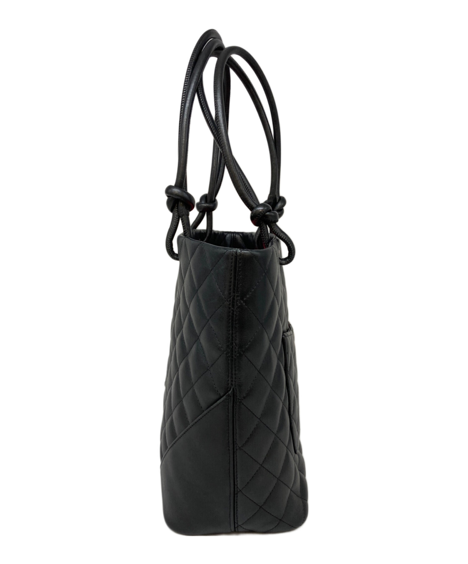 中古・古着通販】CHANEL (シャネル) カンボンライン トートバッグ