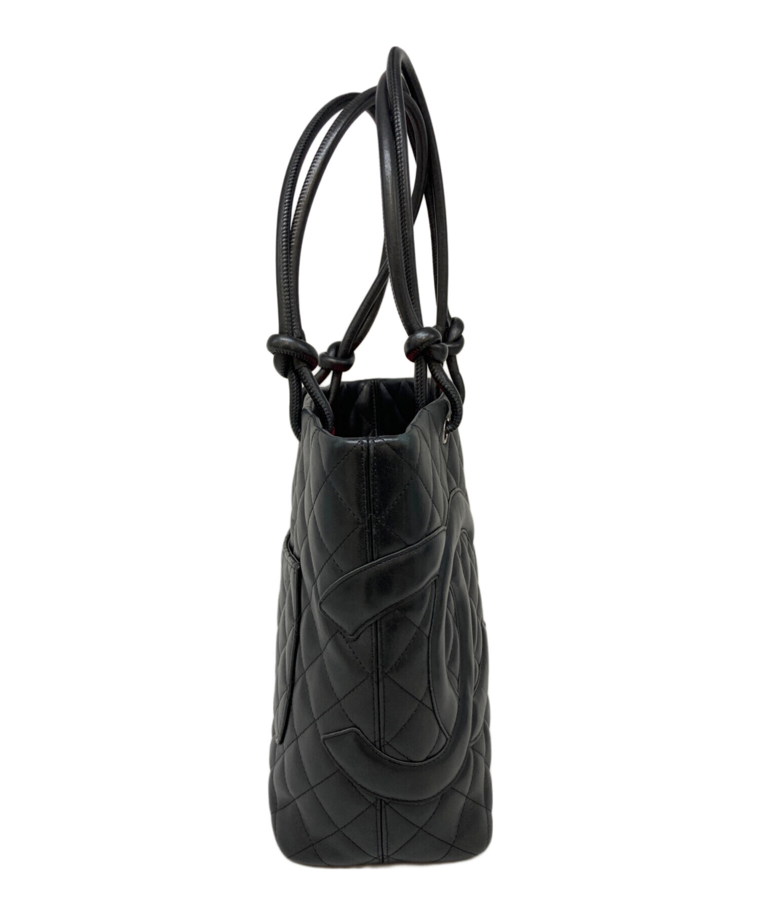 中古・古着通販】CHANEL (シャネル) カンボンライン トートバッグ