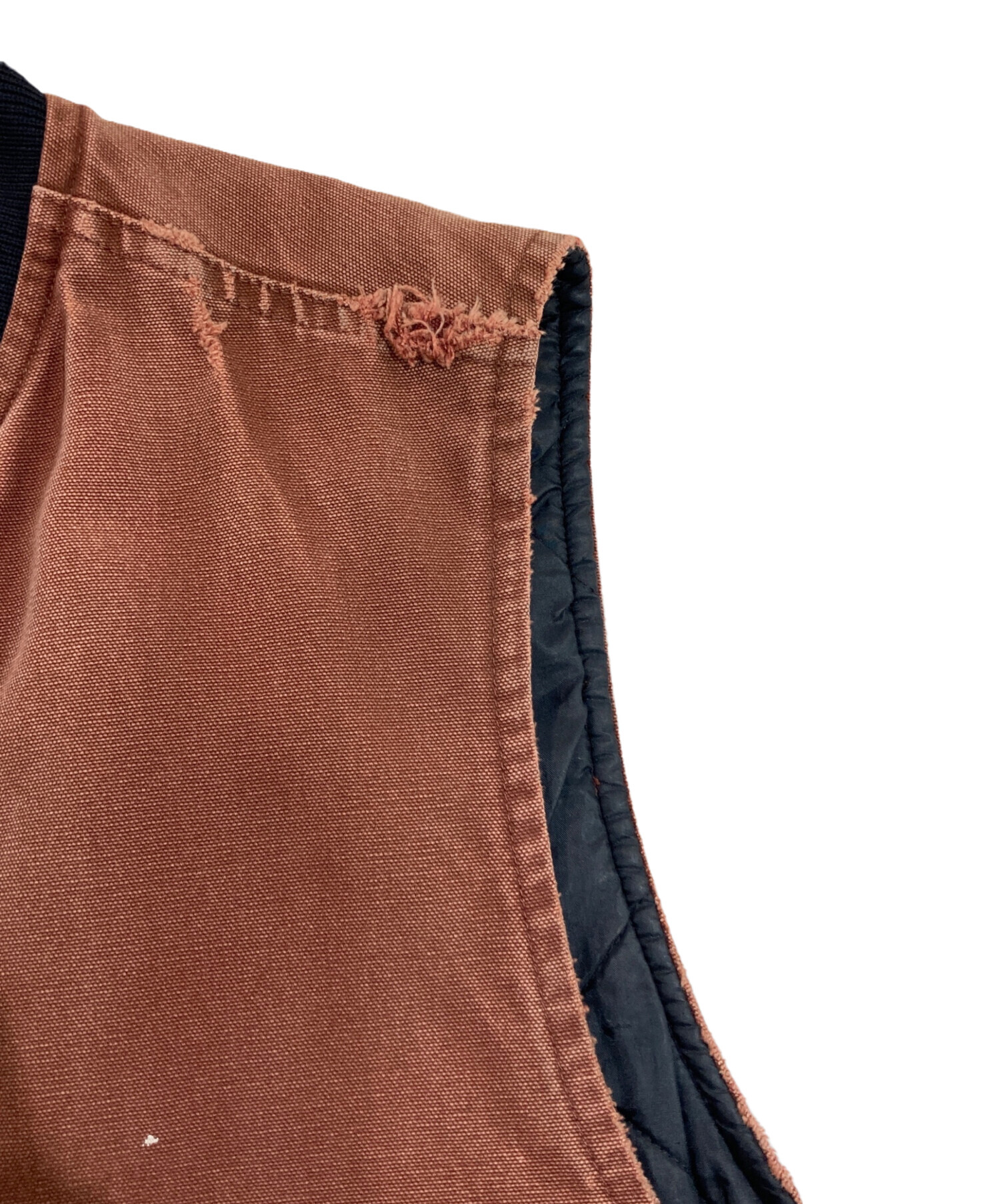 中古・古着通販】CarHartt (カーハート) ダックベスト ブラウン サイズ