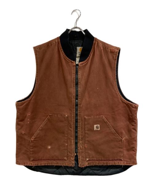 中古・古着通販】CarHartt (カーハート) ダックベスト ブラウン サイズ