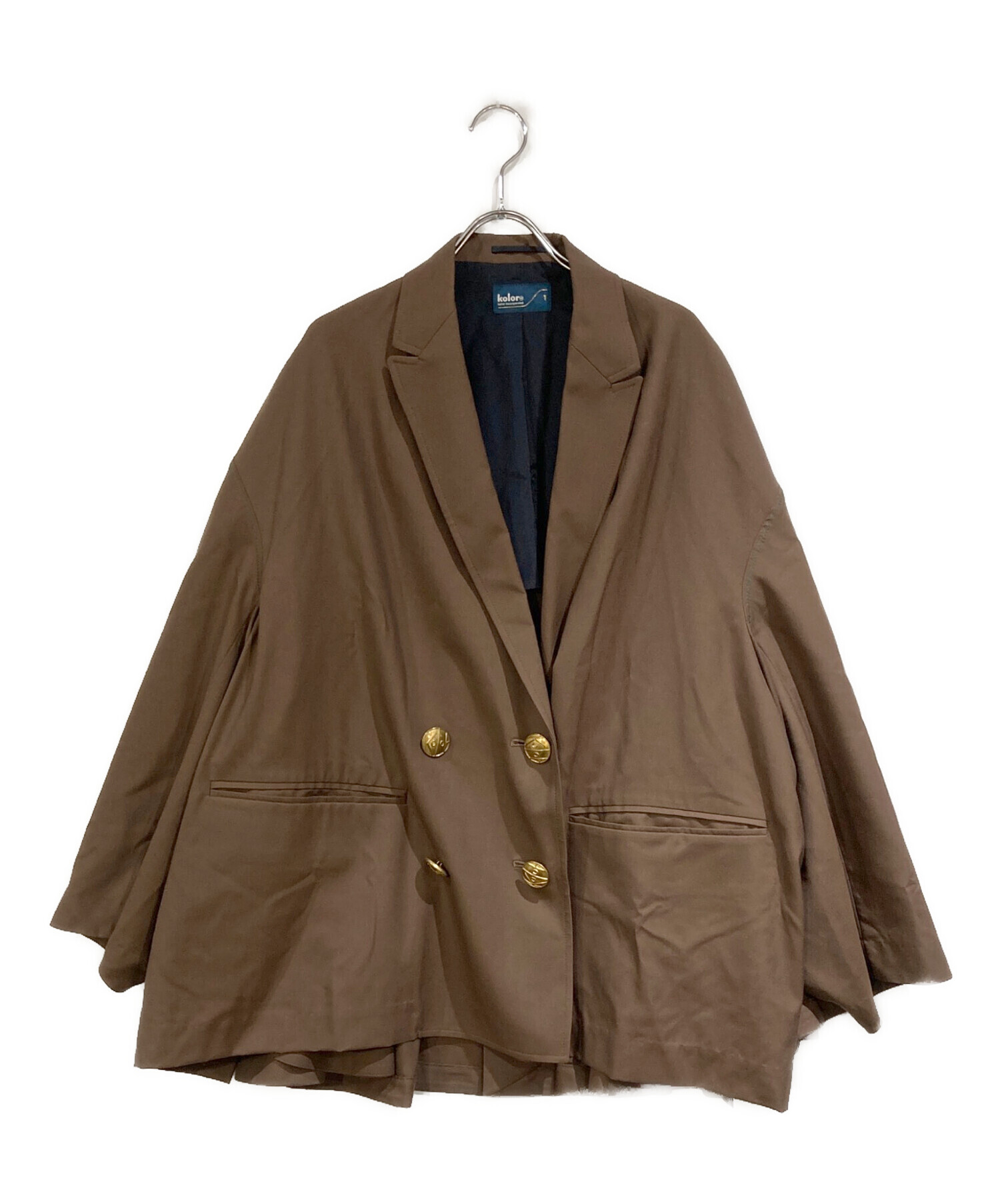 中古・古着通販】Kolor (カラー) デザインダブルテーラードジャケット