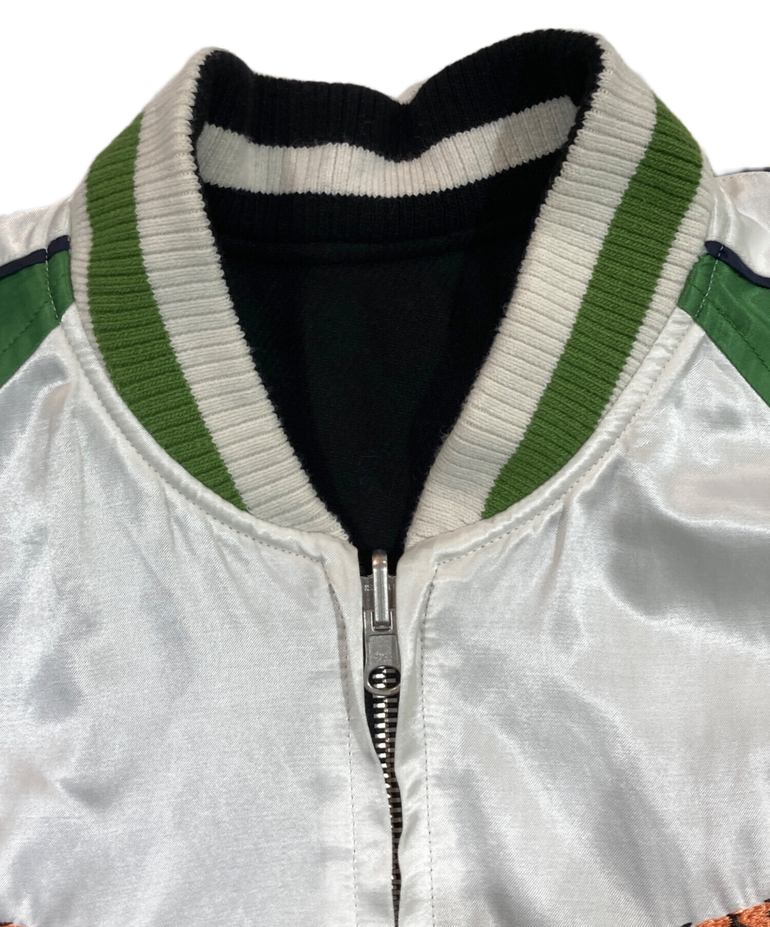 KENZOケンゾーコートジャケットフィッシュテール古着ケンゾーワインレッド 中古・古着通販】KENZO (ケンゾー) SOUVENIR JACKET ブラック×ホワイト