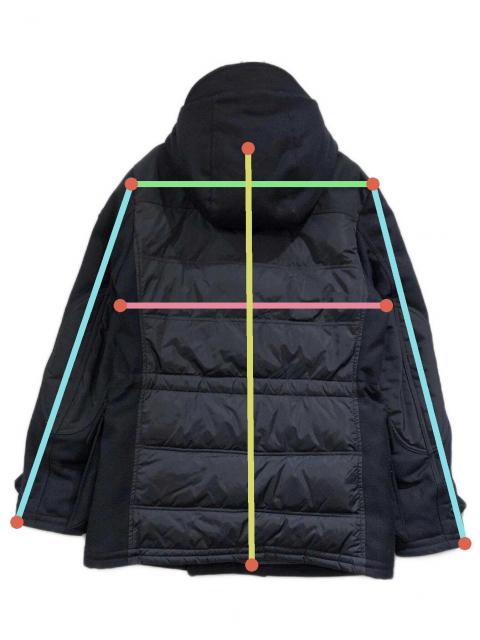 中古・古着通販】MONCLER (モンクレール) ダウンジャケット ネイビー