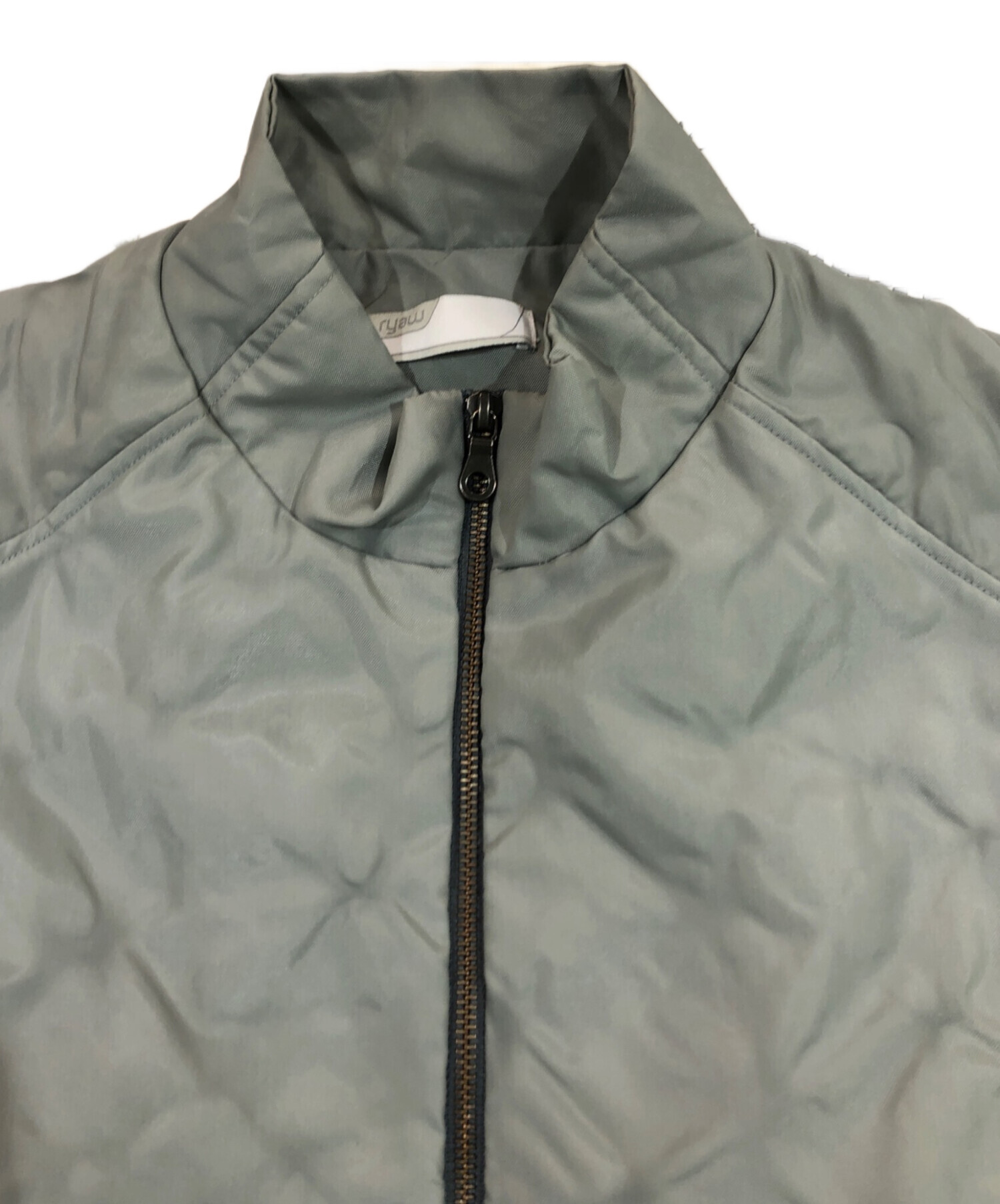 中古・古着通販】ryaw (リャウ) Leaf vein VEST グレー サイズ:なし