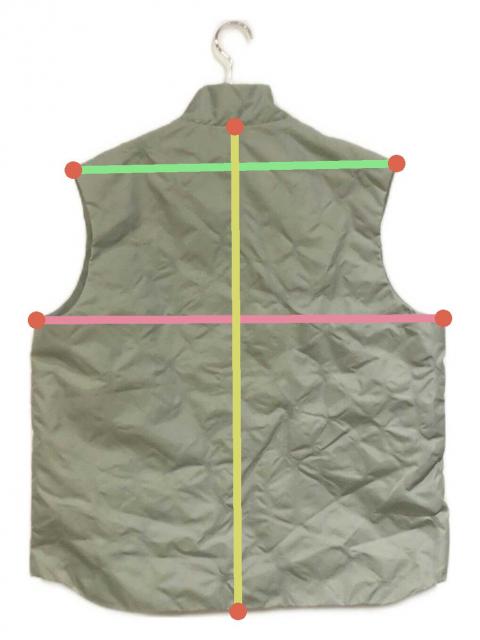 中古・古着通販】ryaw (リャウ) Leaf vein VEST グレー サイズ:なし