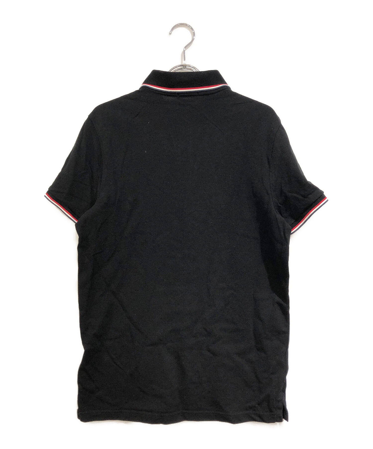 中古・古着通販】MONCLER (モンクレール) ポロシャツ ブラック サイズ