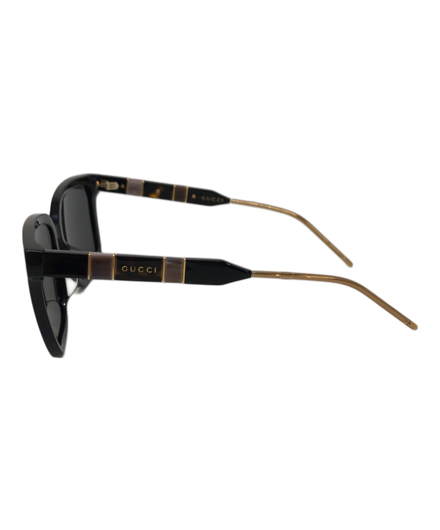 中古・古着通販】GUCCI (グッチ) ウェリントンサングラス ブラック