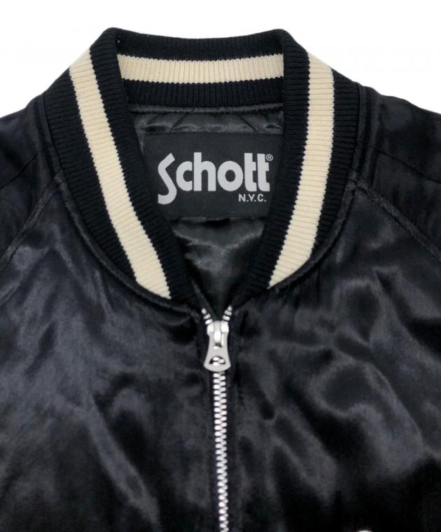 schott スカジャン　Lサイズ 中古・古着通販】Schott (ショット) スカジャン ブラック サイズ:L