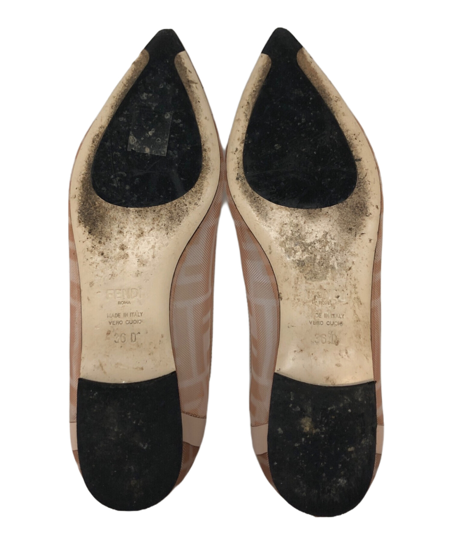 FENDI メッシュフラット 中古・古着通販】FENDI (フェンディ) メッシュフラットシューズ