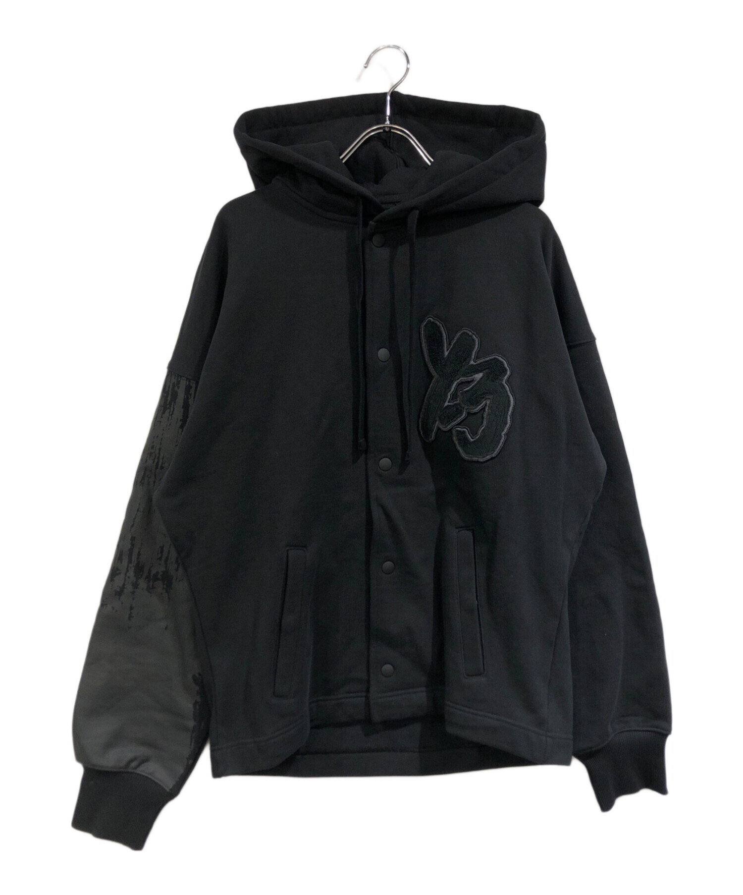 中古・古着通販】Y-3 (ワイスリー) フロントロゴフーデッドジャケット