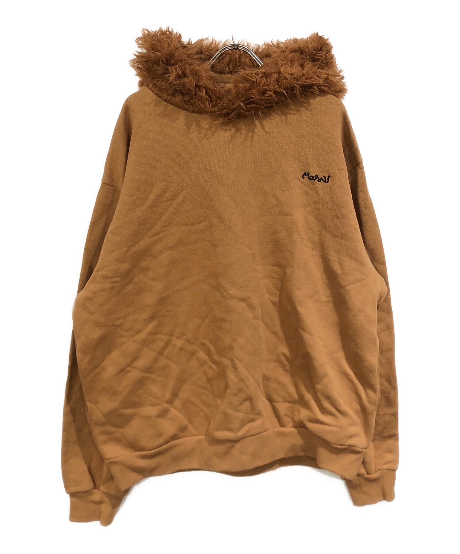 中古・古着通販】MARNI (マルニ) フェイクファーフードパーカー