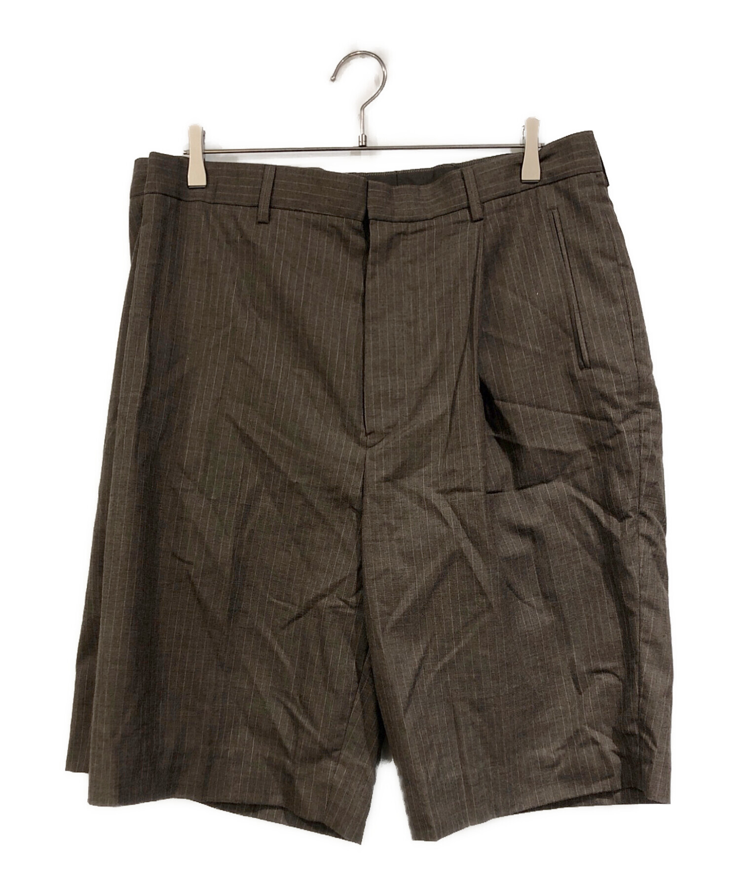 中古・古着通販】Hed Mayner (ヘド メイナー) ストライプラップハーフ