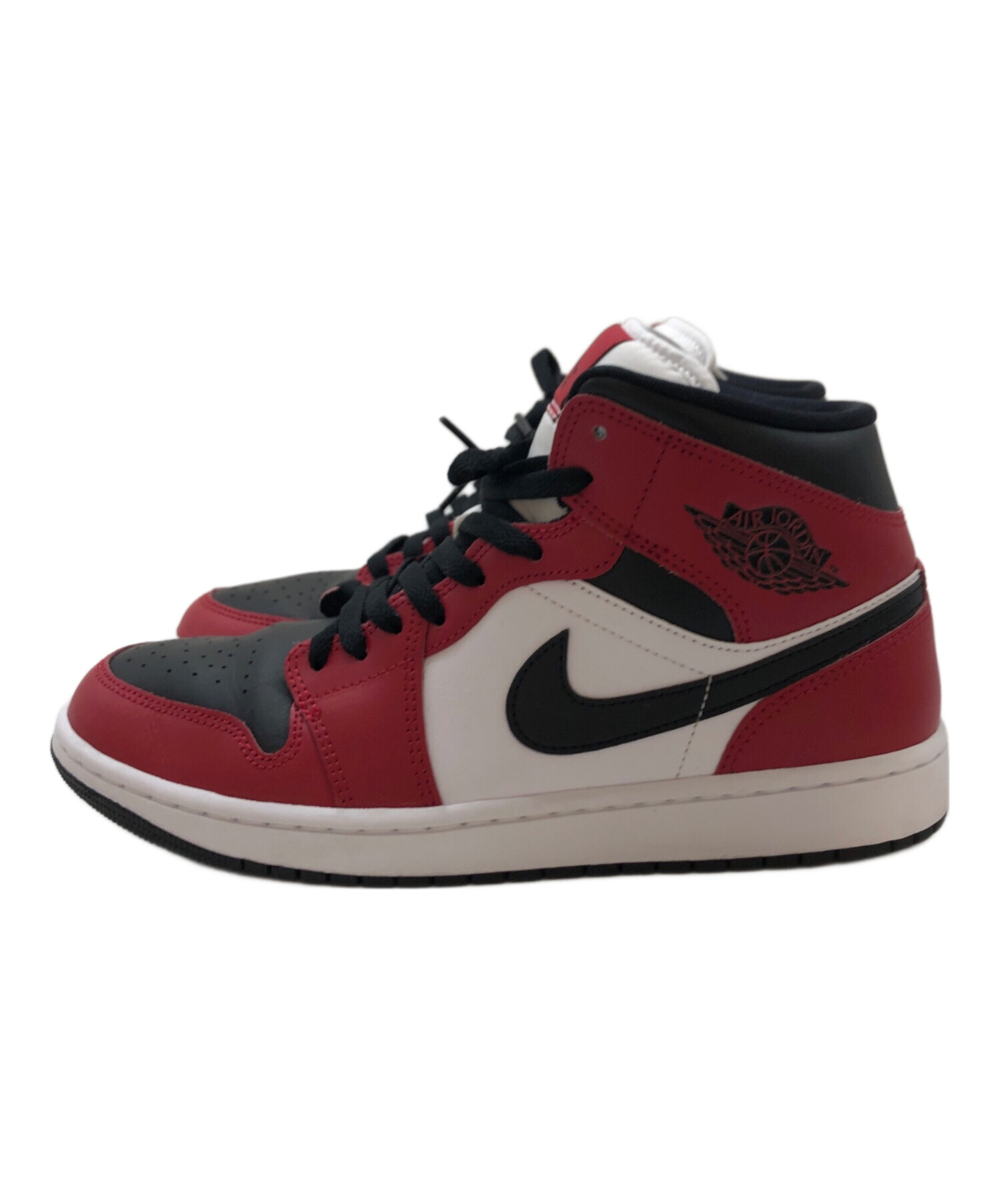 中古・古着通販】NIKE (ナイキ) AIR JORDAN 1 MID ブラック×レッド 