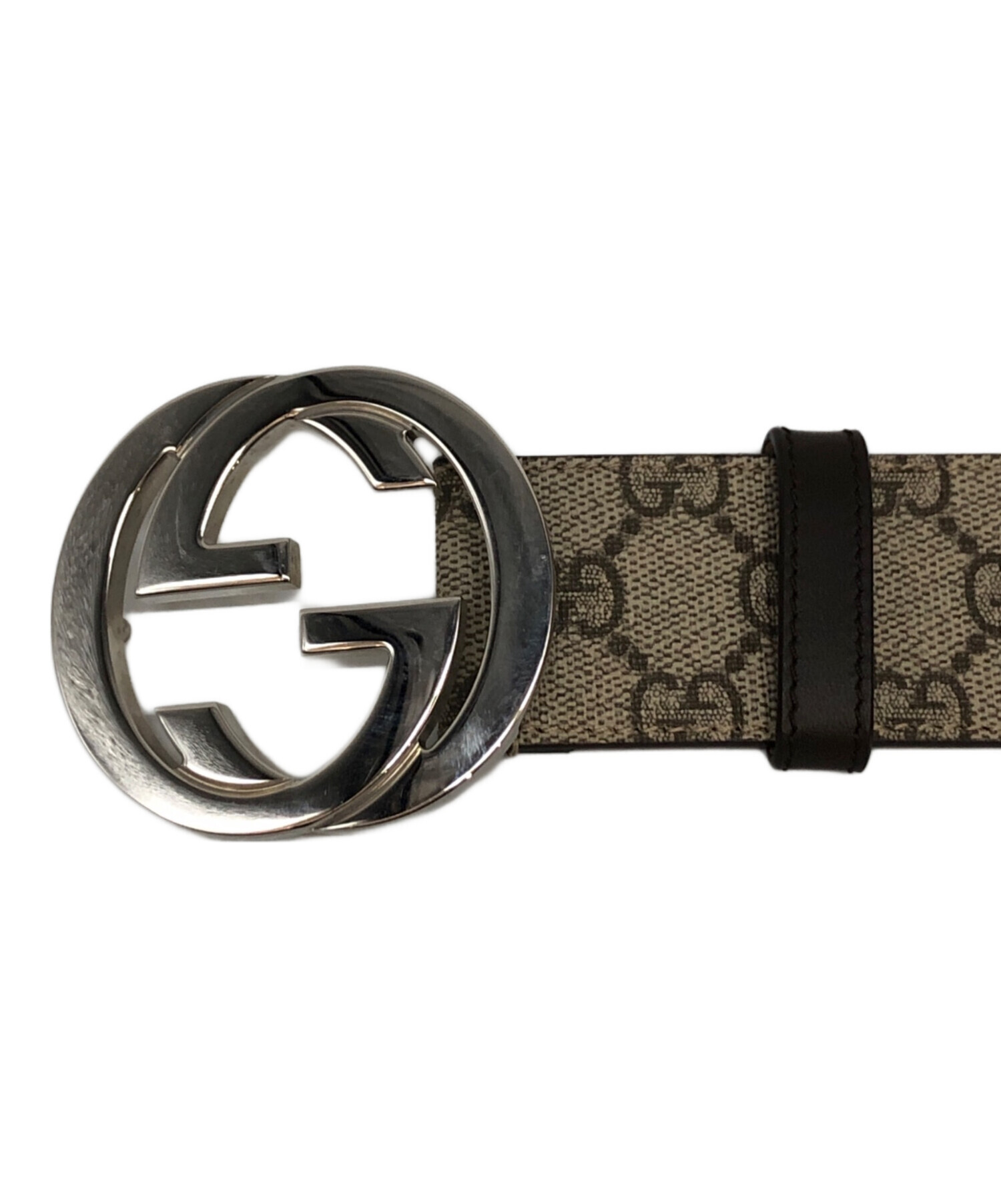 中古・古着通販】GUCCI (グッチ) インターロッキングGバックルベルト