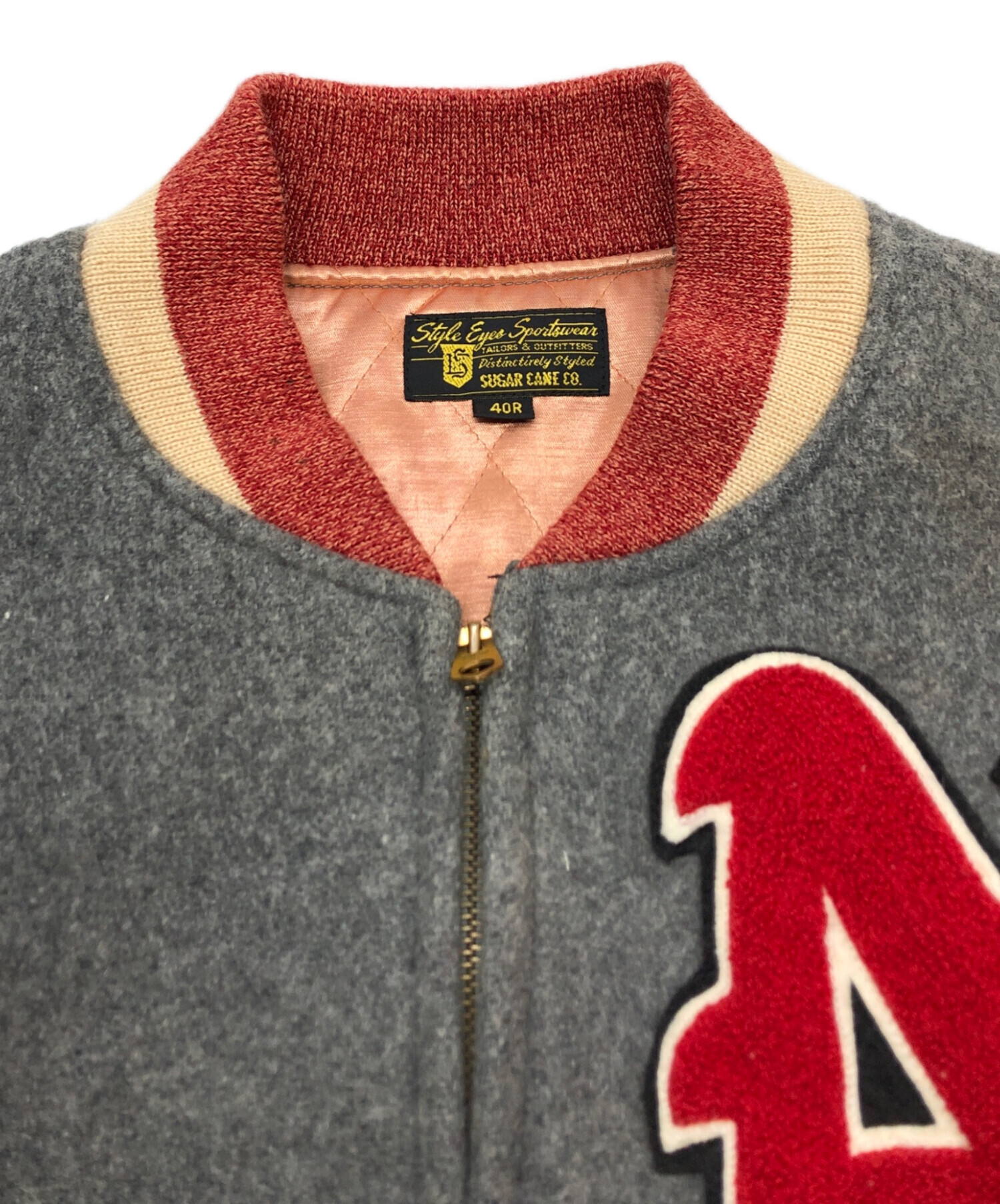 中古・古着通販】SUGAR CANE (シュガーケーン) スタジャン ブラック