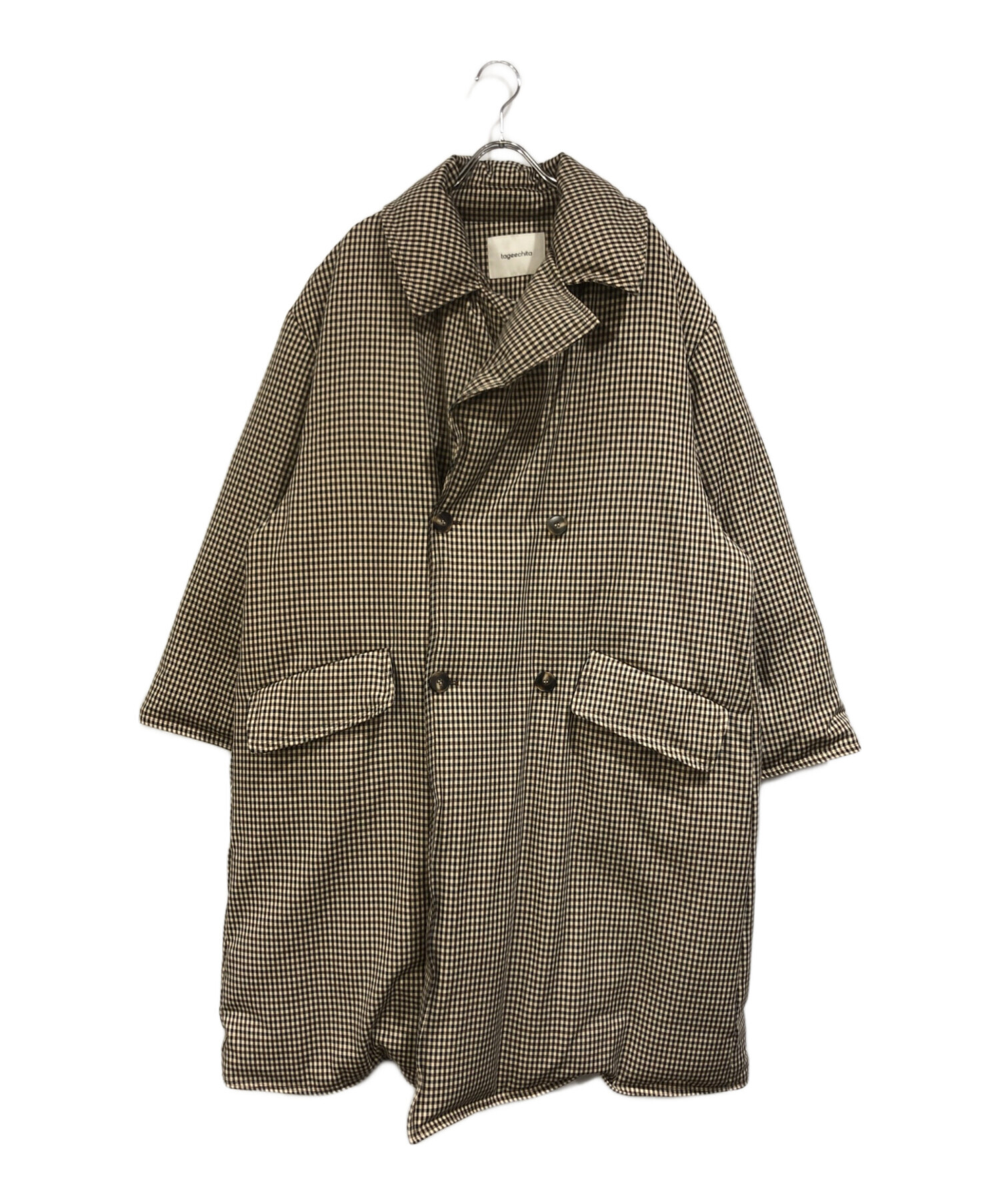 中古・古着通販】tageechita (タジチタ) クラシカルチェックダウン