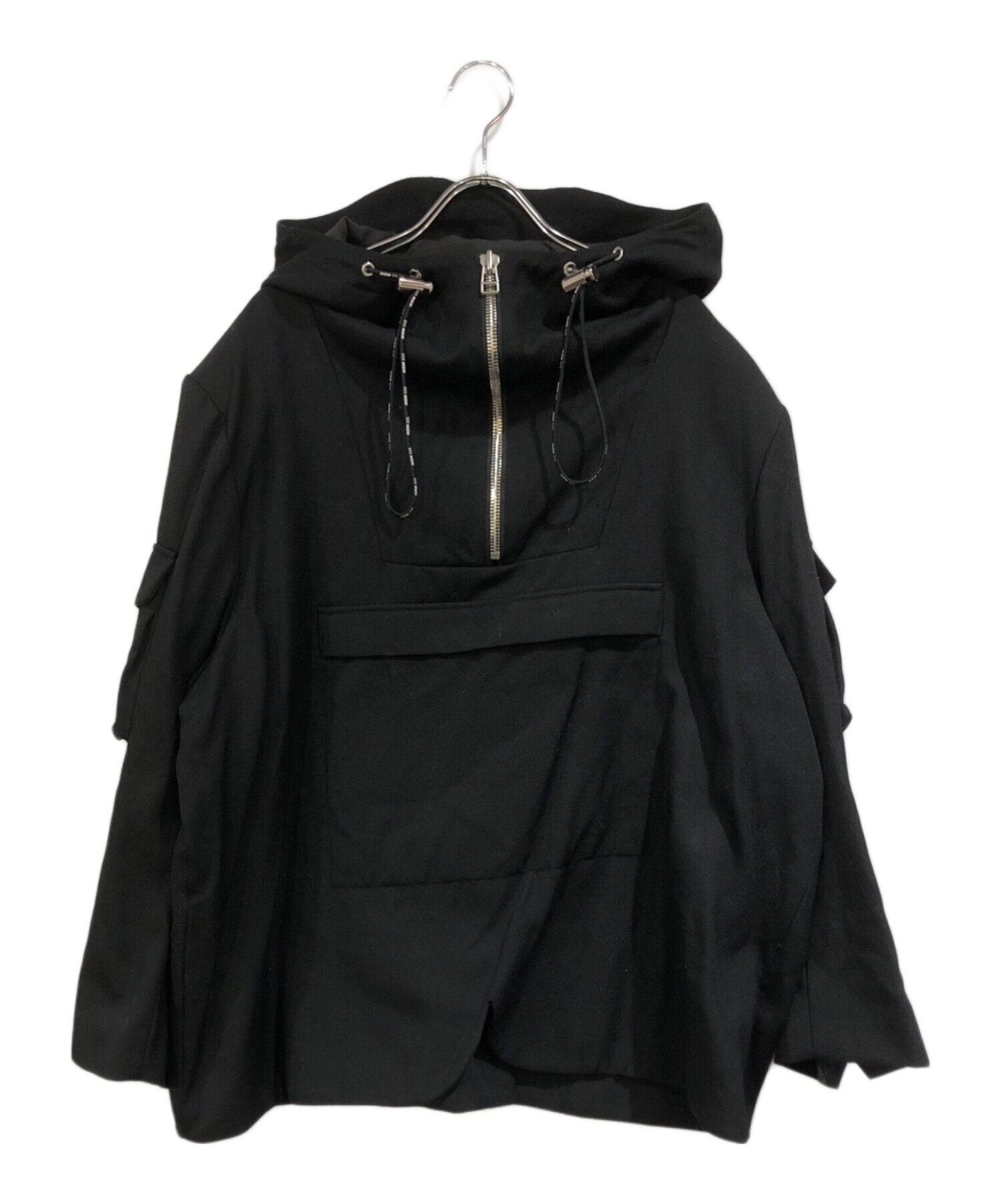 中古・古着通販】TTT MSW (ティー) M anorak tailore ブラック サイズ