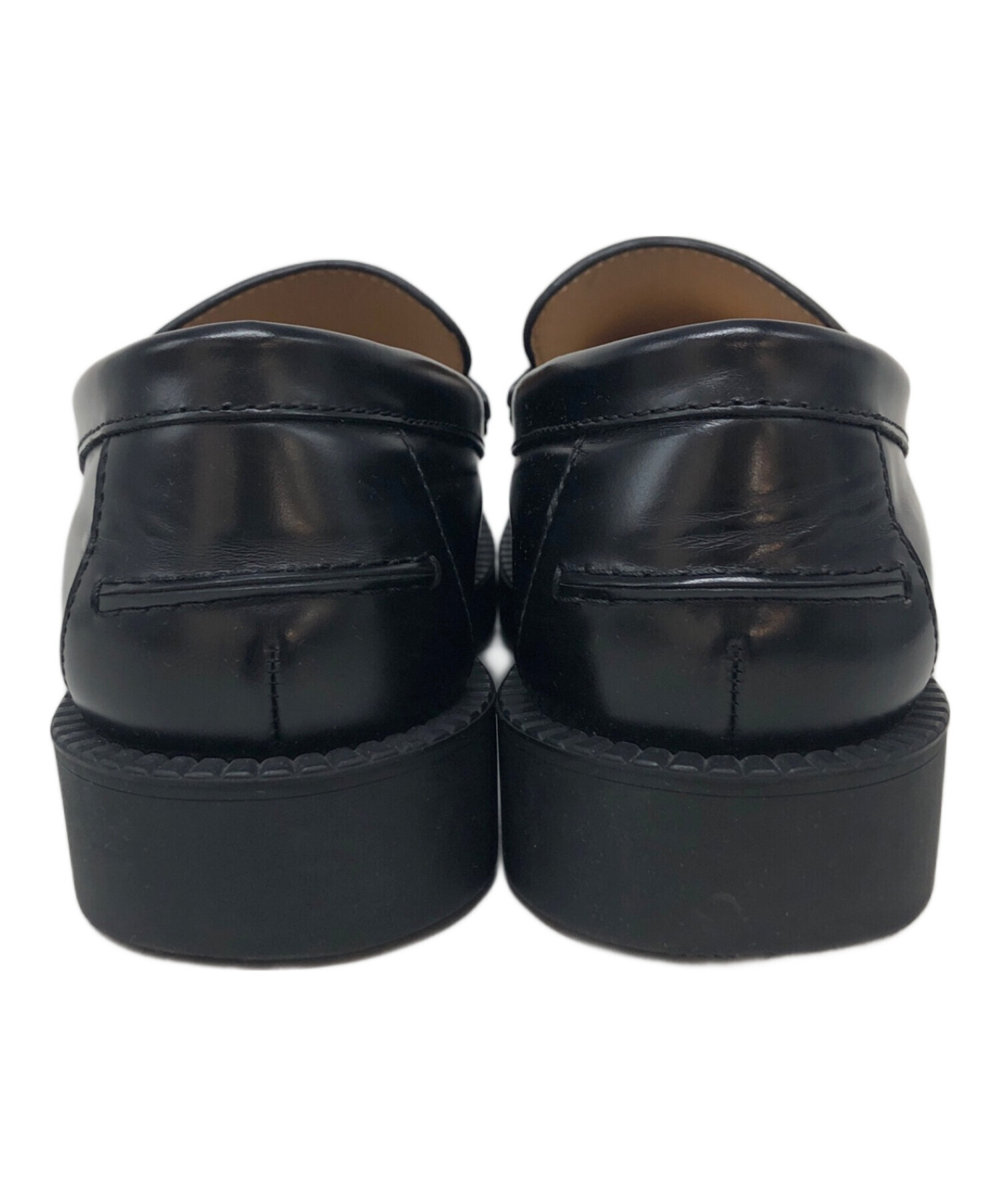 中古・古着通販】GUCCI (グッチ) ホースビットローファー ブラック