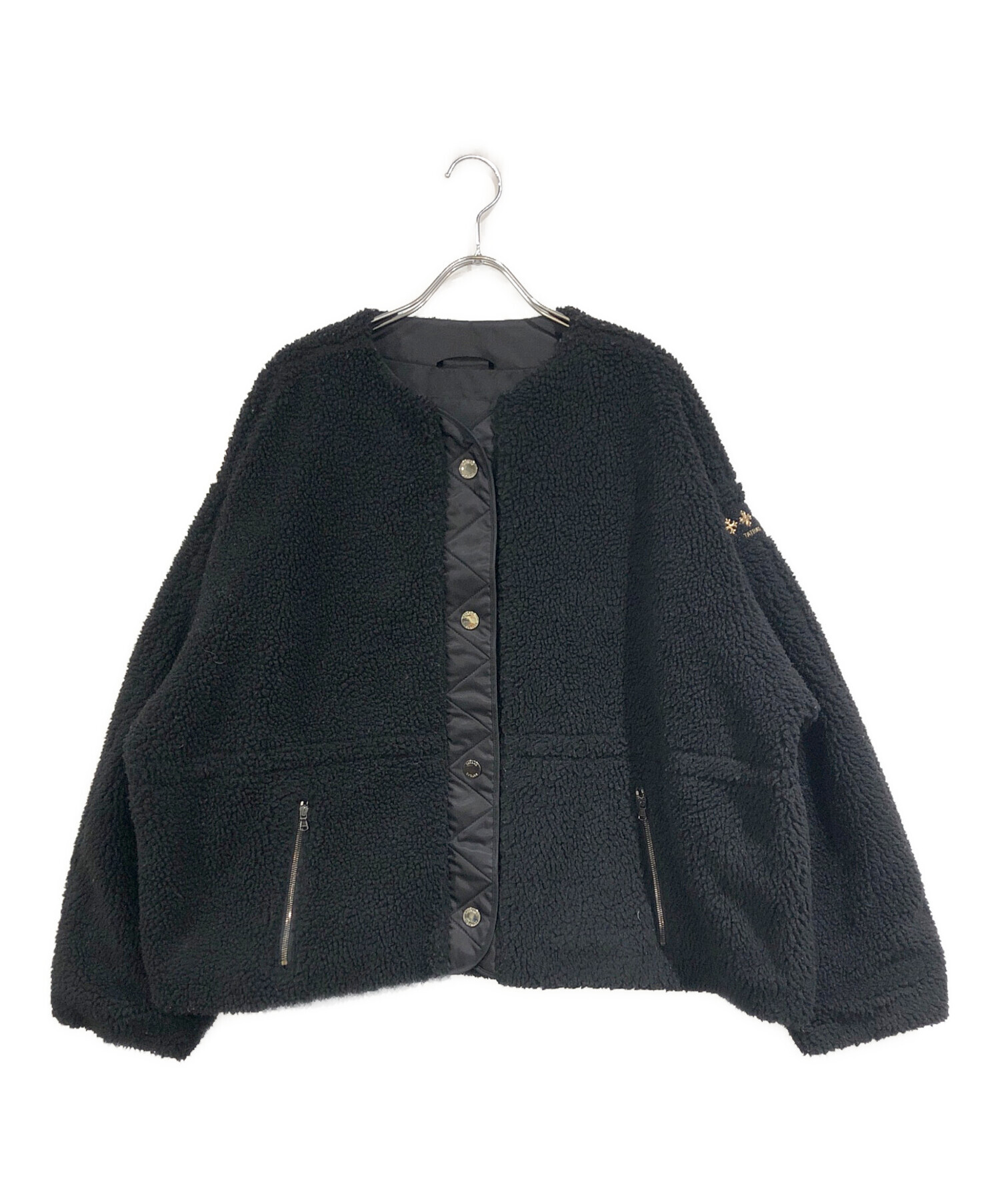 中古・古着通販】TATRAS (タトラス) アナベラボアジャケット ブラック