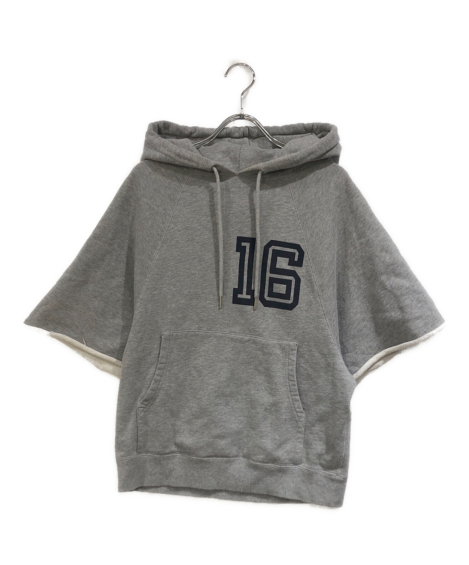 中古・古着通販】CELINE (セリーヌ) ロゴプリントS/Sパーカー グレー