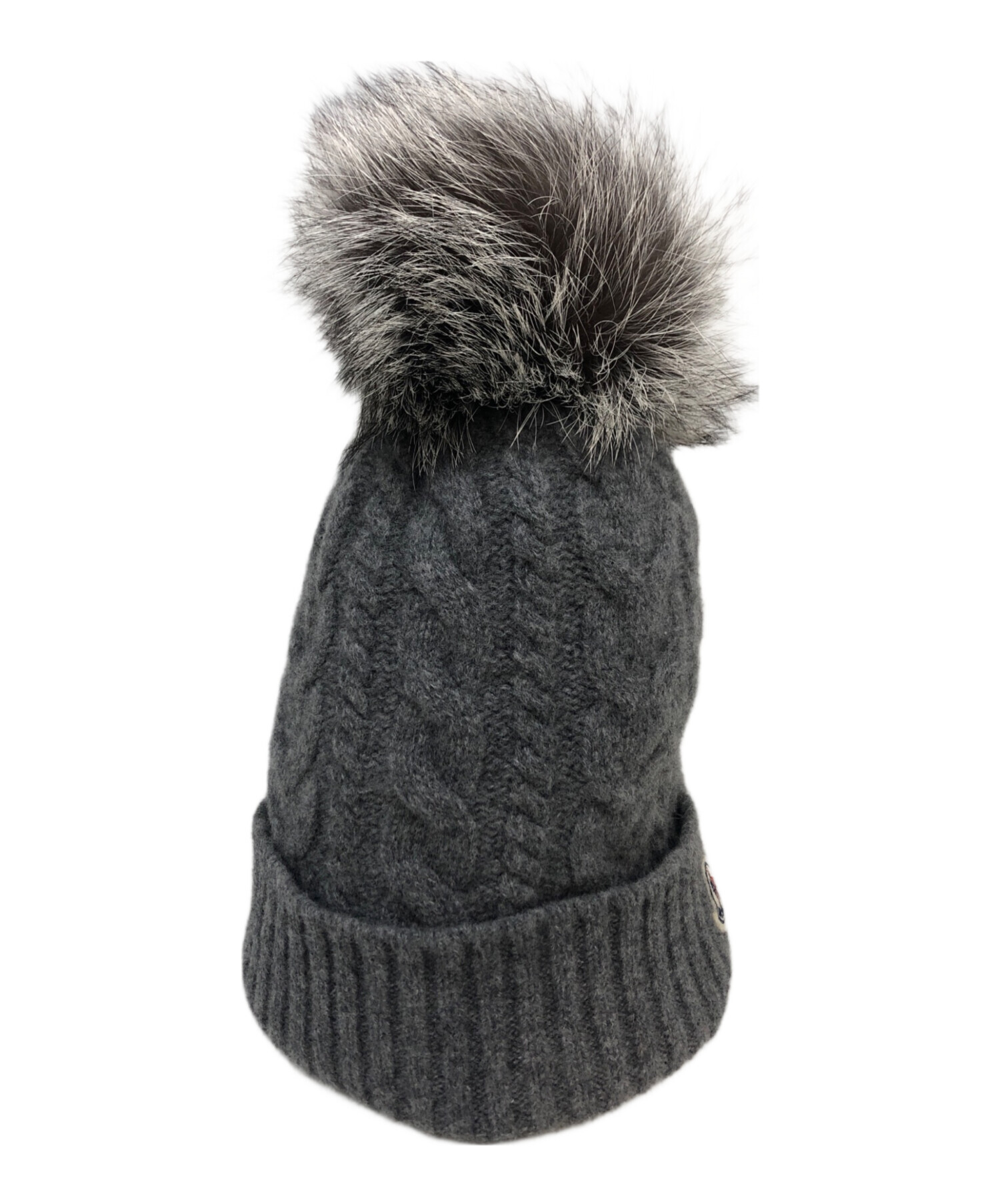 ゆずゆずです、MONCLER グレー ニット帽 ゆずゆず様専用です、MONCLER グレー ニット帽