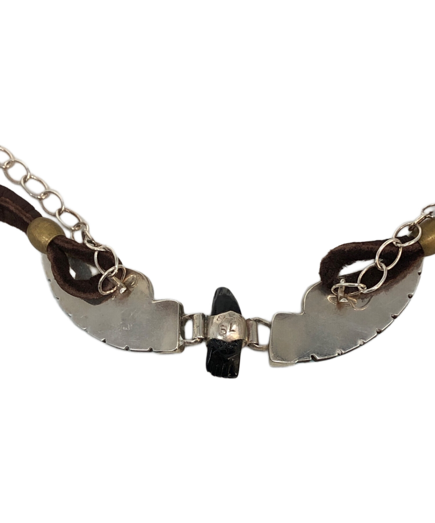 中古・古着通販】Navajo (ナバホ) ナバホ族ネックレス ブラック×ブルー
