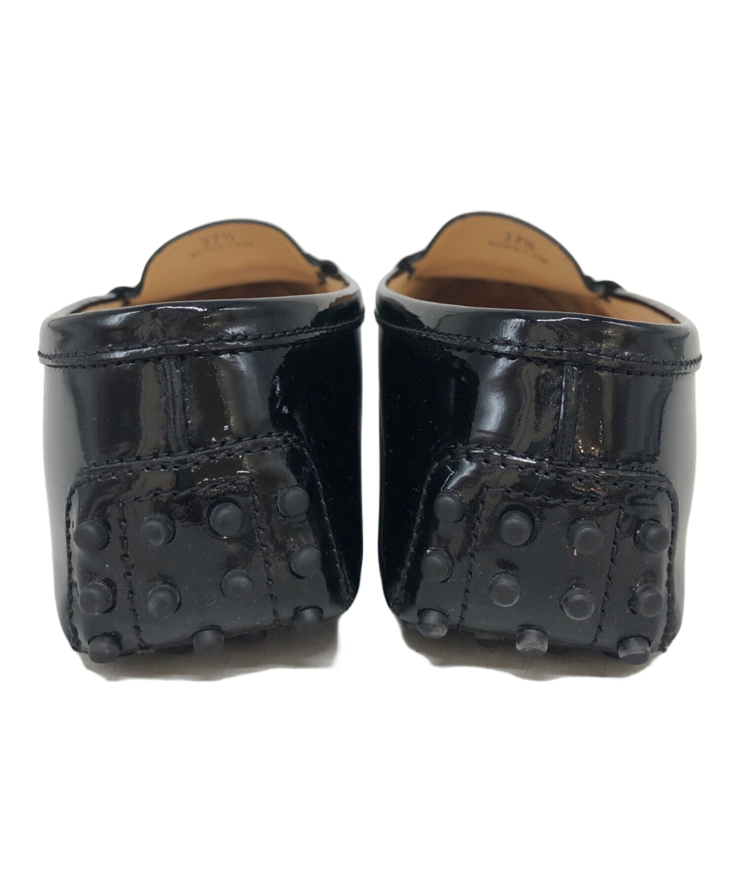 未使用　TOD'S トッズ　パイソン　ドライビングシューズ 37 TOD'S (トッズ) レザー ゴンミーニ ドライビング シューズ