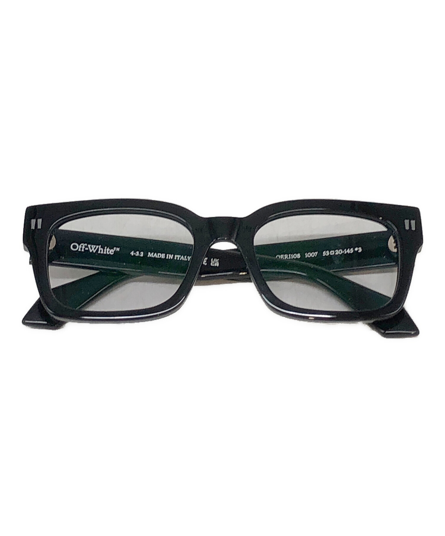 中古・古着通販】OFFWHITE (オフホワイト) サングラス ブラック サイズ