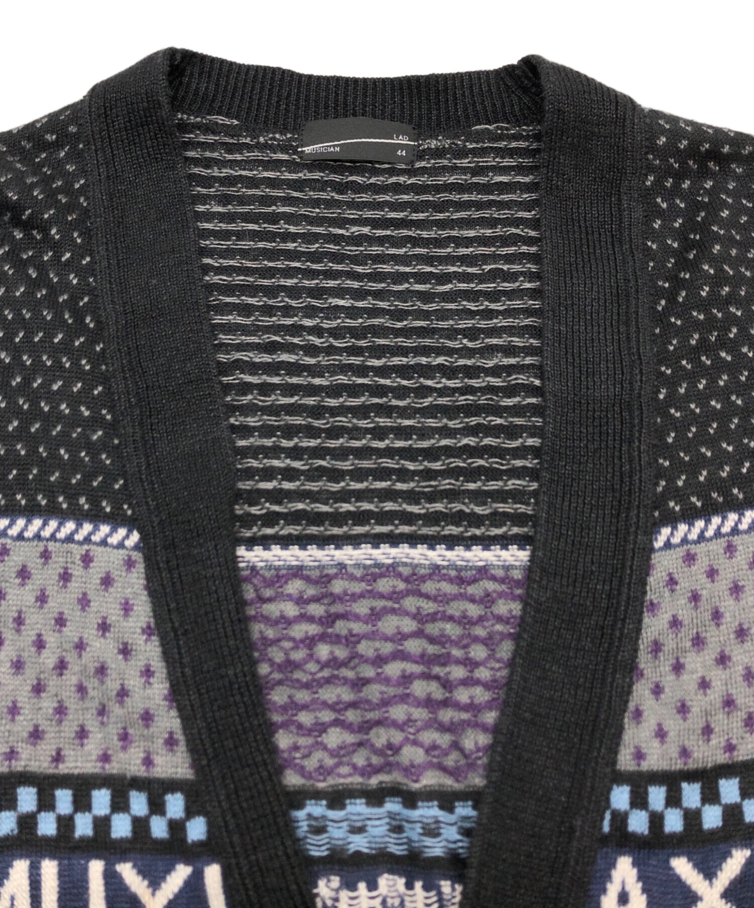 中古・古着通販】LAD MUSICIAN (ラッドミュージシャン) FAIR ISLE KNIT