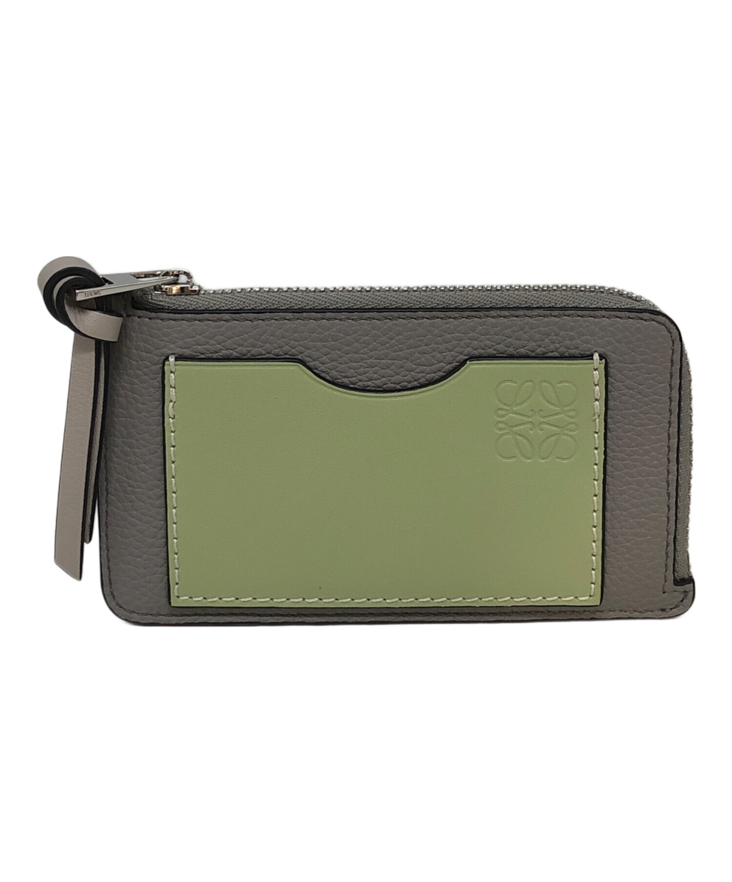 中古・古着通販】LOEWE (ロエベ) コインカードホルダー グリーン 