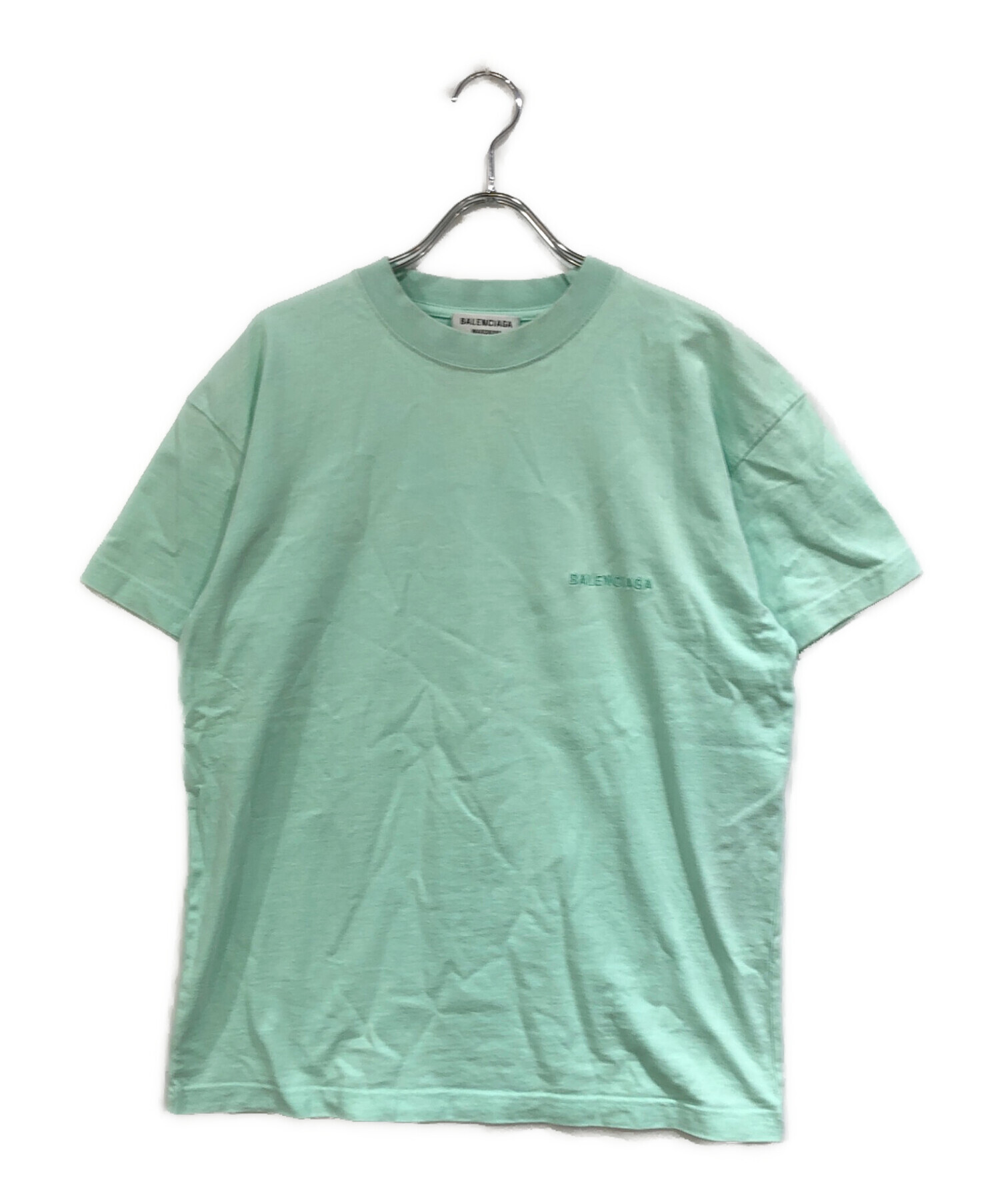 中古・古着通販】BALENCIAGA (バレンシアガ) ロゴ刺繍半袖カットソー