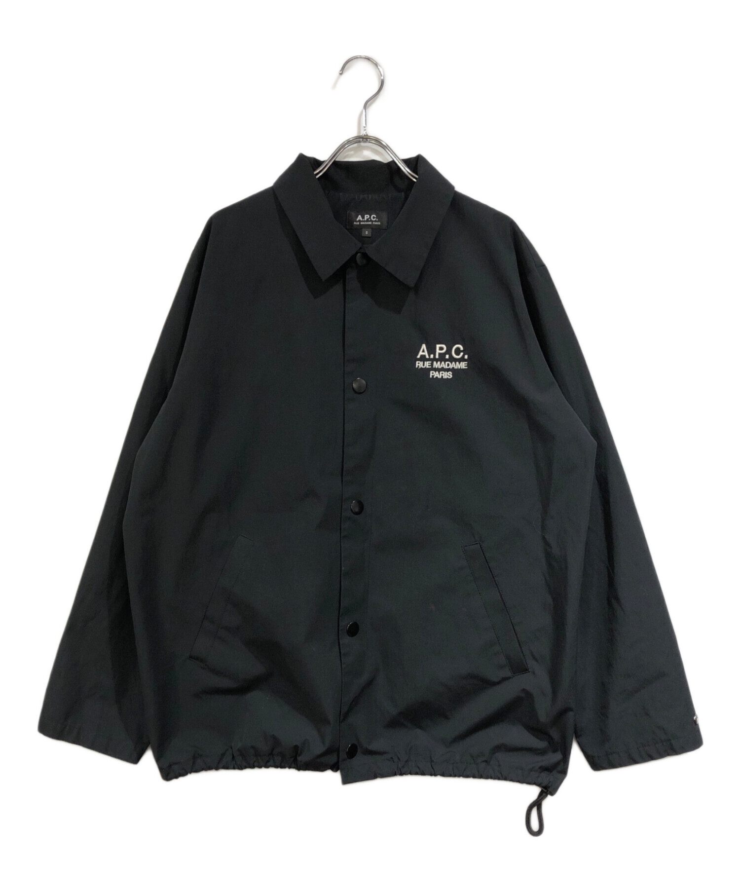 ★ほぼ新品★A.P.C. アーペーセー　フード付き綿混ナイロンジャケット A.P.C.（アーペーセー） コート ジャケット VESTE EN COQUILLE/ MIZUNO