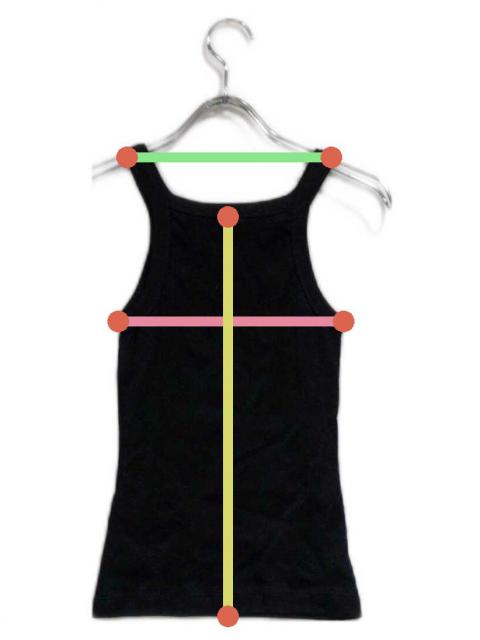 中古・古着通販】FENDI (フェンディ) タンクトップ ブラック サイズ:XS