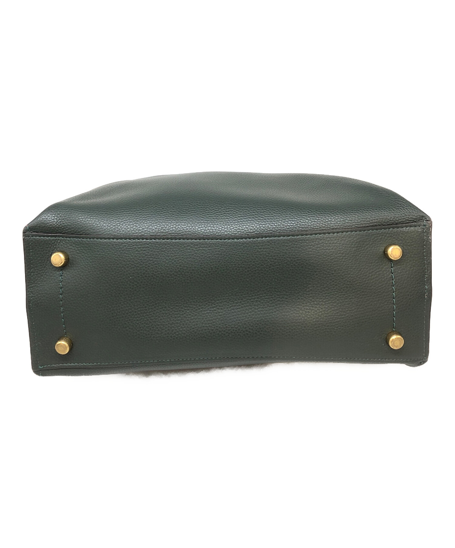 中古・古着通販】COACH (コーチ) ウィロウトートバッグ グリーン