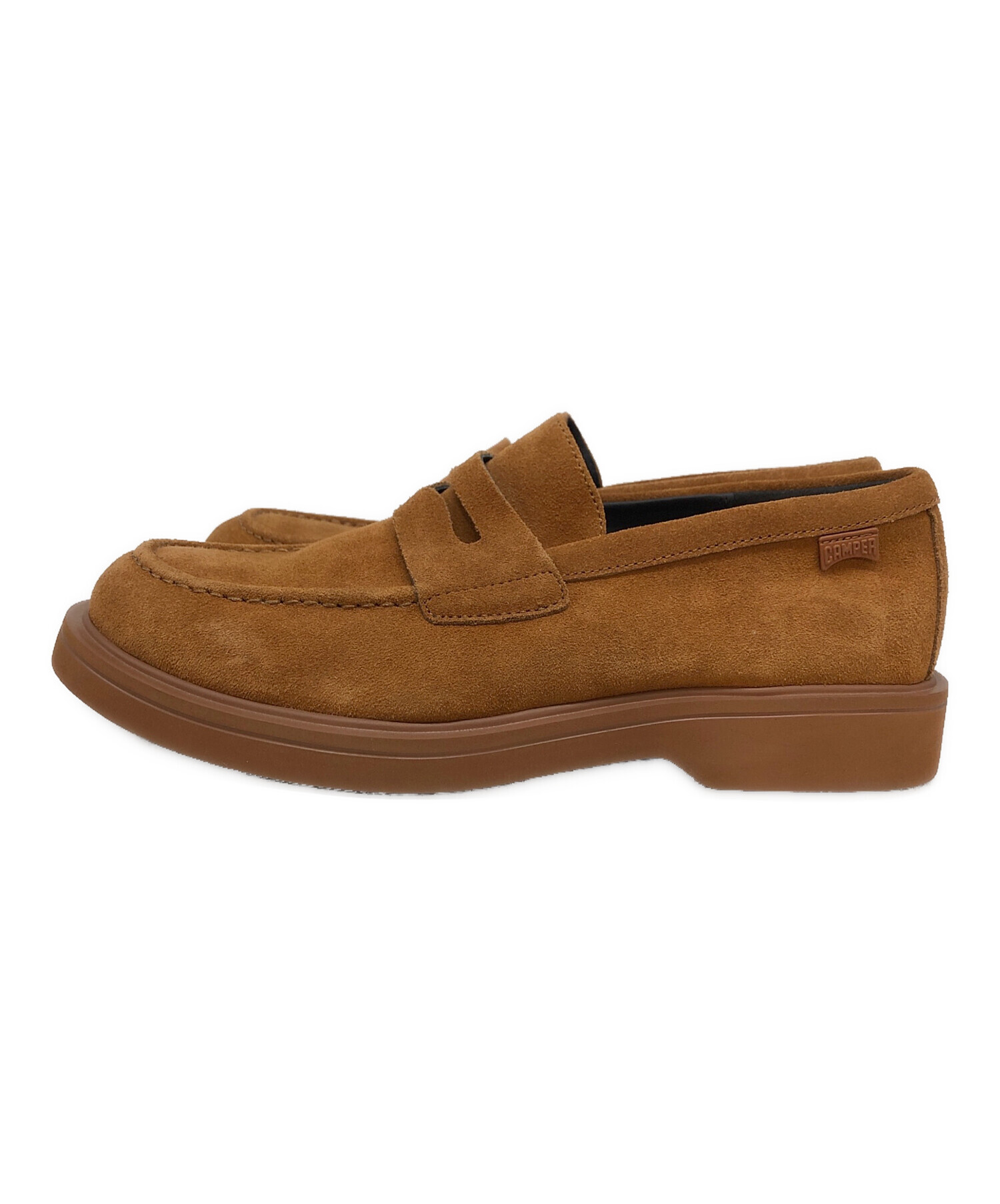 中古・古着通販】CAMPER (カンペール) スエードローファー キャメル