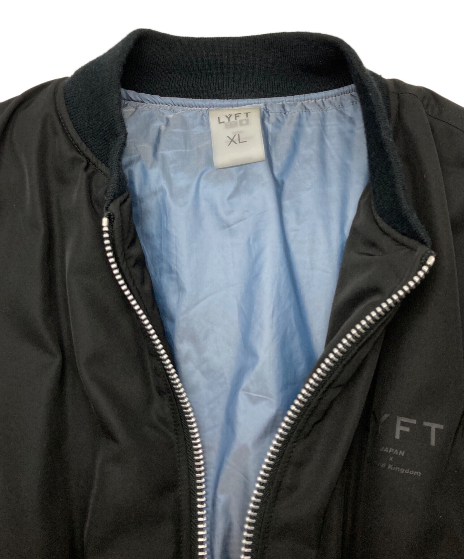 中古・古着通販】Lyft (リフト) ブルゾン ブラック サイズ:XL 