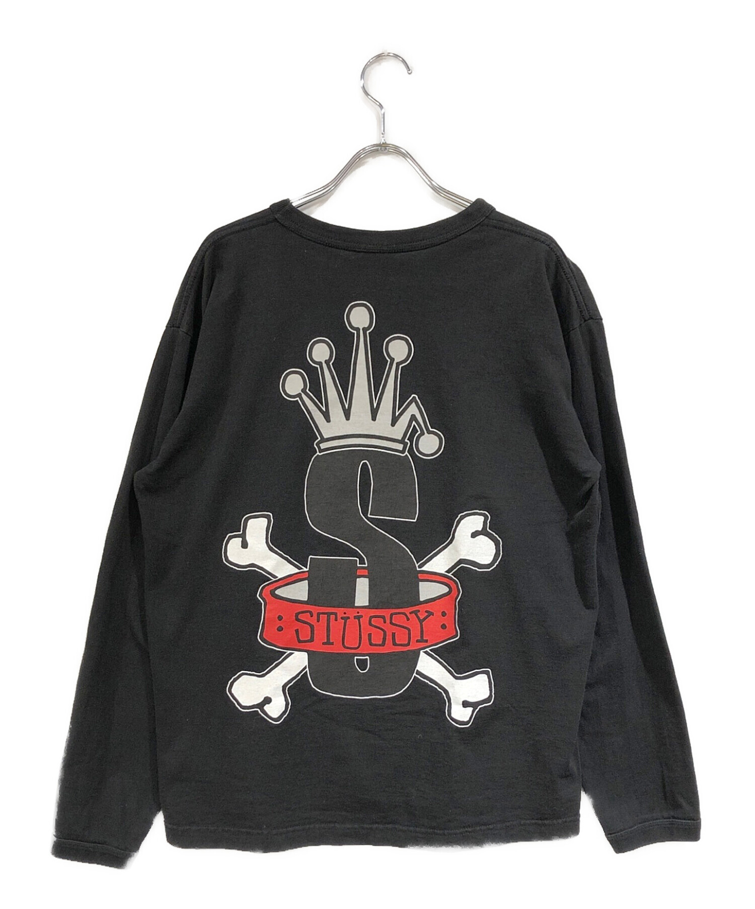 中古・古着通販】stussy (ステューシー) クラウンロゴロングスリーブ