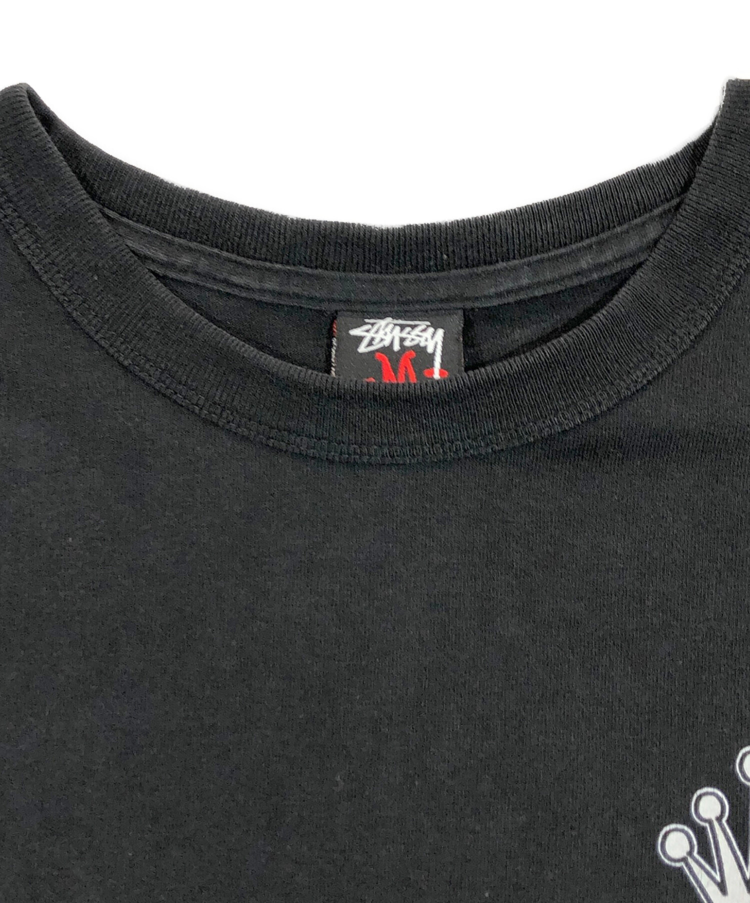 中古・古着通販】stussy (ステューシー) クラウンロゴロングスリーブ