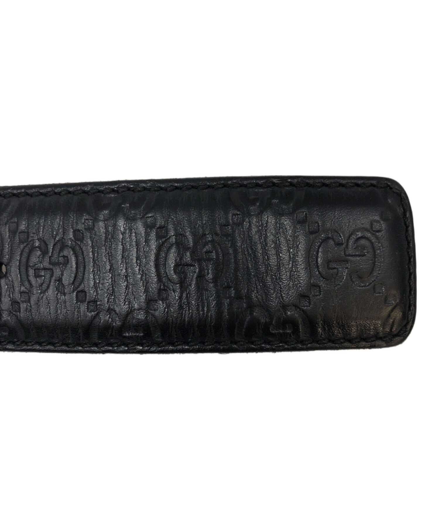 中古・古着通販】GUCCI (グッチ) インターロッキングGGバックベルト