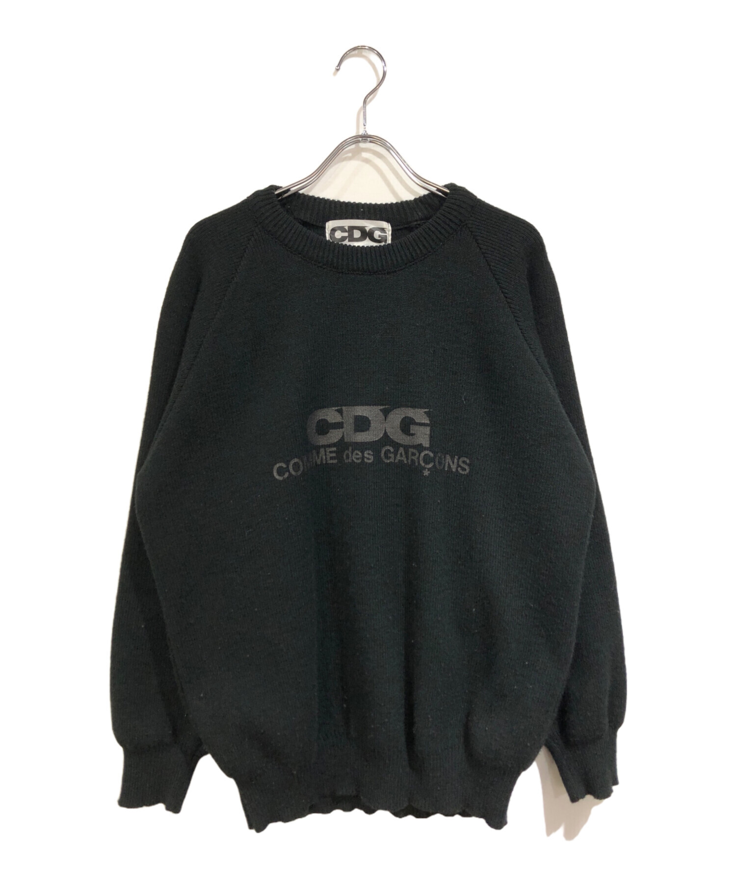 中古・古着通販】CDG (シーディージー) ニット ブラック サイズ:SIZE