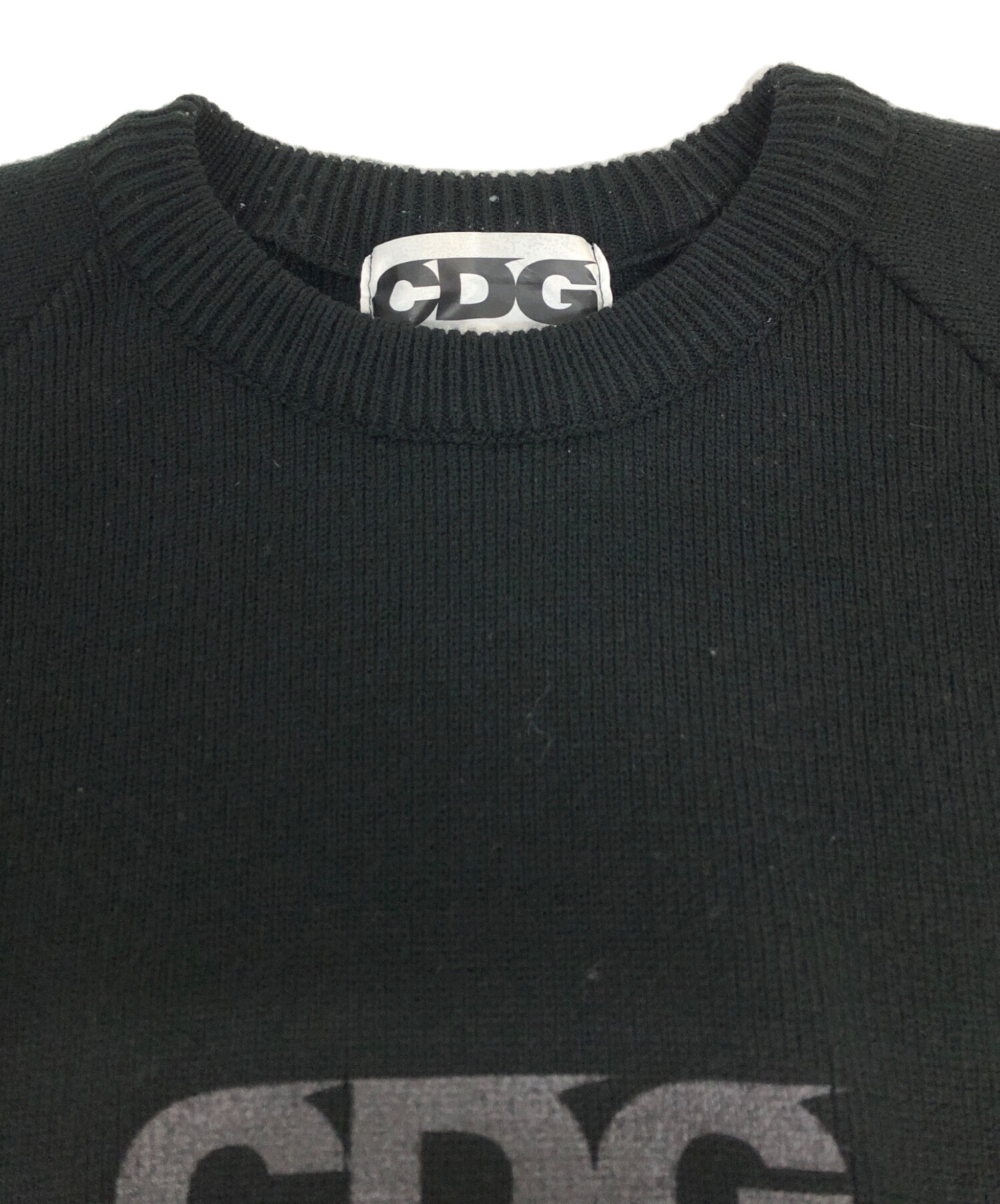 中古・古着通販】CDG (シーディージー) ニット ブラック サイズ:SIZE 