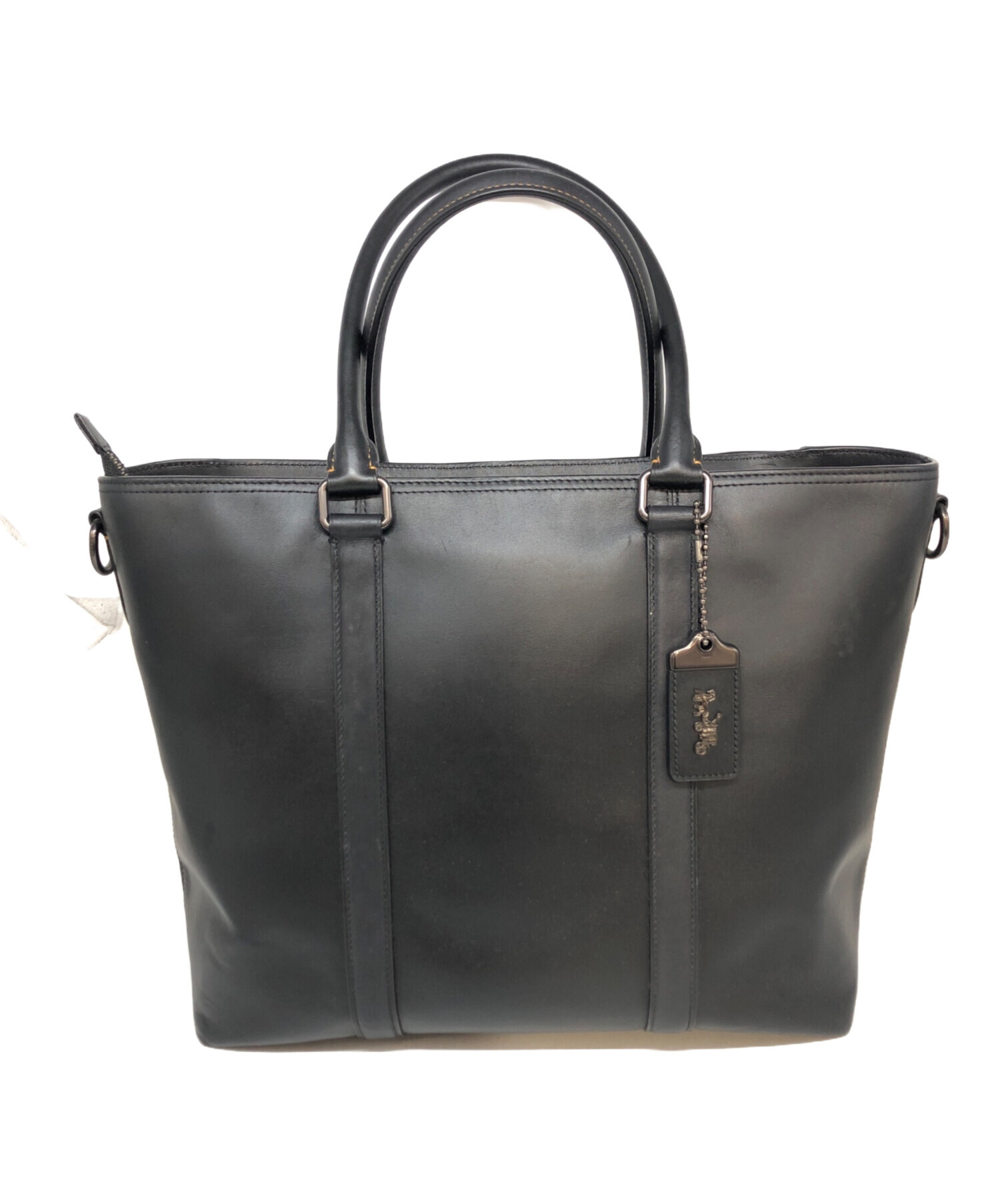 【ブラックフライデーセール】コーチ　メトロポリタン　レザー　トートバッグ　未使用 中古・古着通販】COACH (コーチ) メトロポリタン トート ブラック