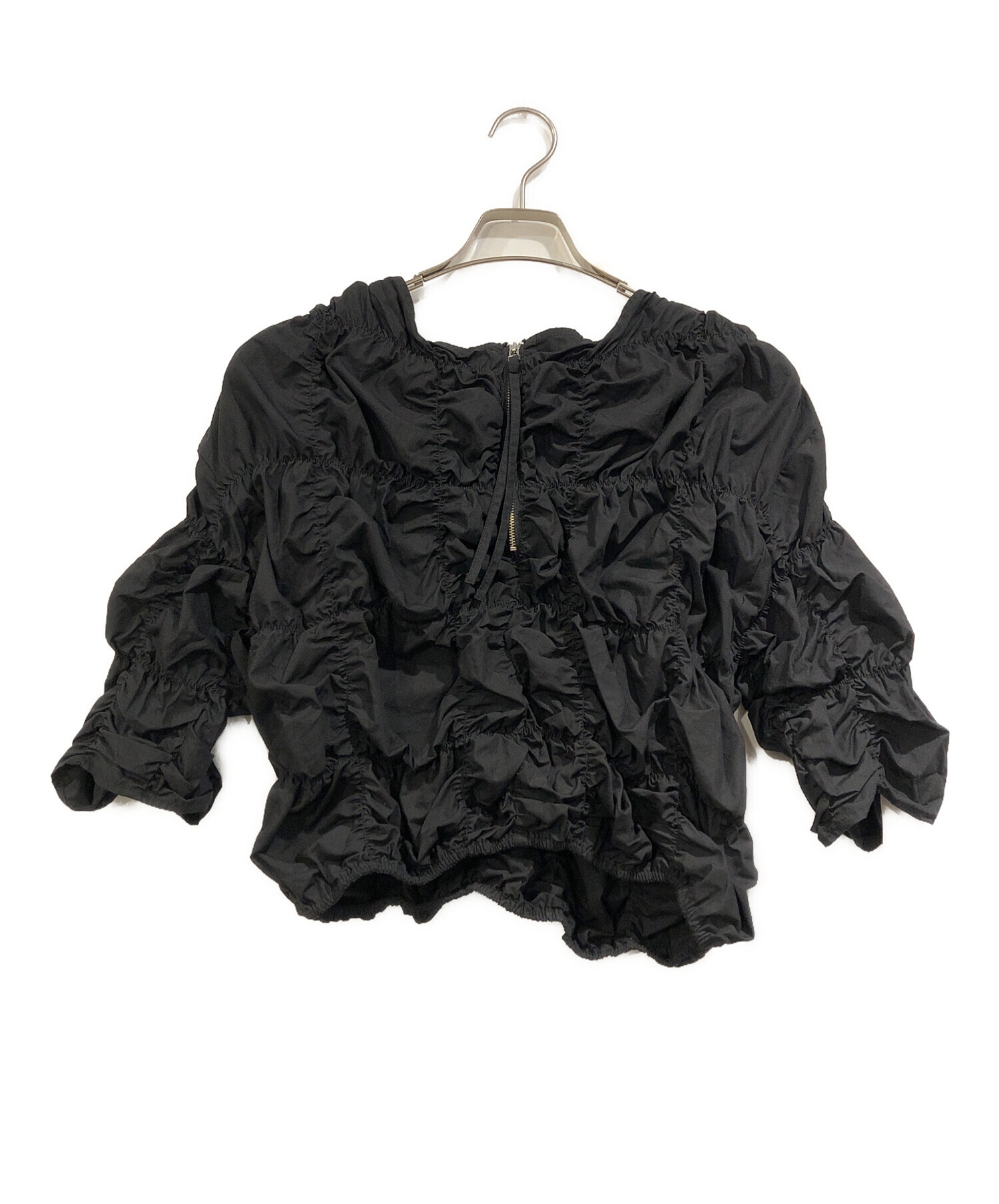 中古・古着通販】anuke (アンヌーク) Typewriter Shirring Tops