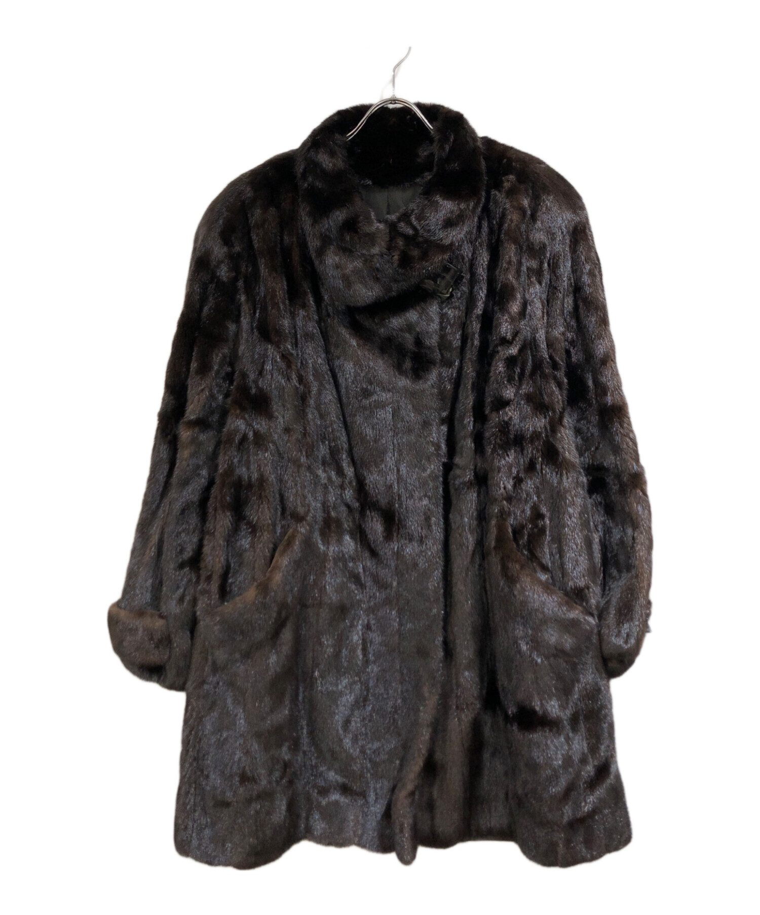 中古・古着通販】BLACK GLAMA (ブラックグラマ) ミンクショートコート