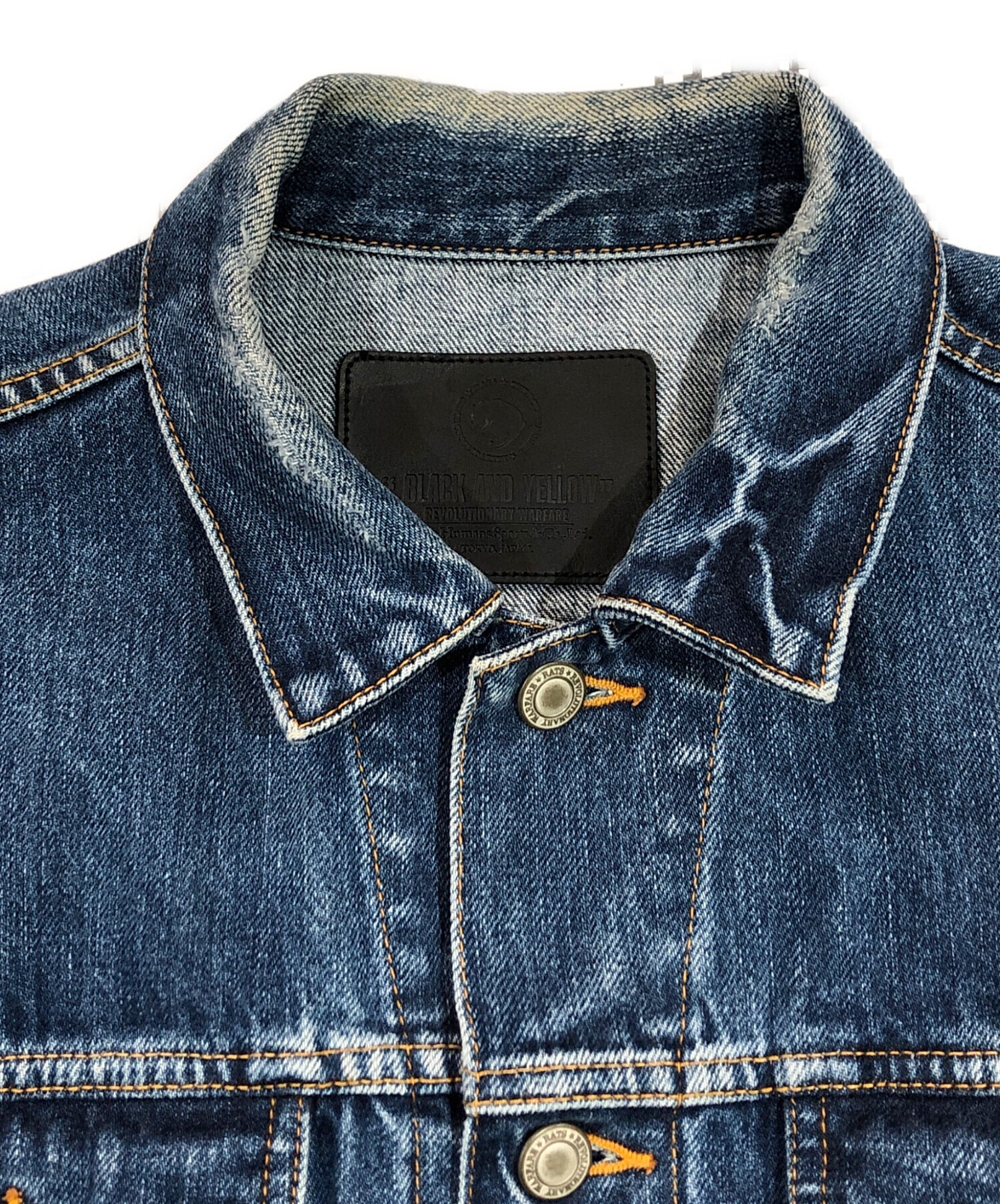 中古・古着通販】RATS (ラッツ) デニムジャケット ブルー サイズ:SIZE