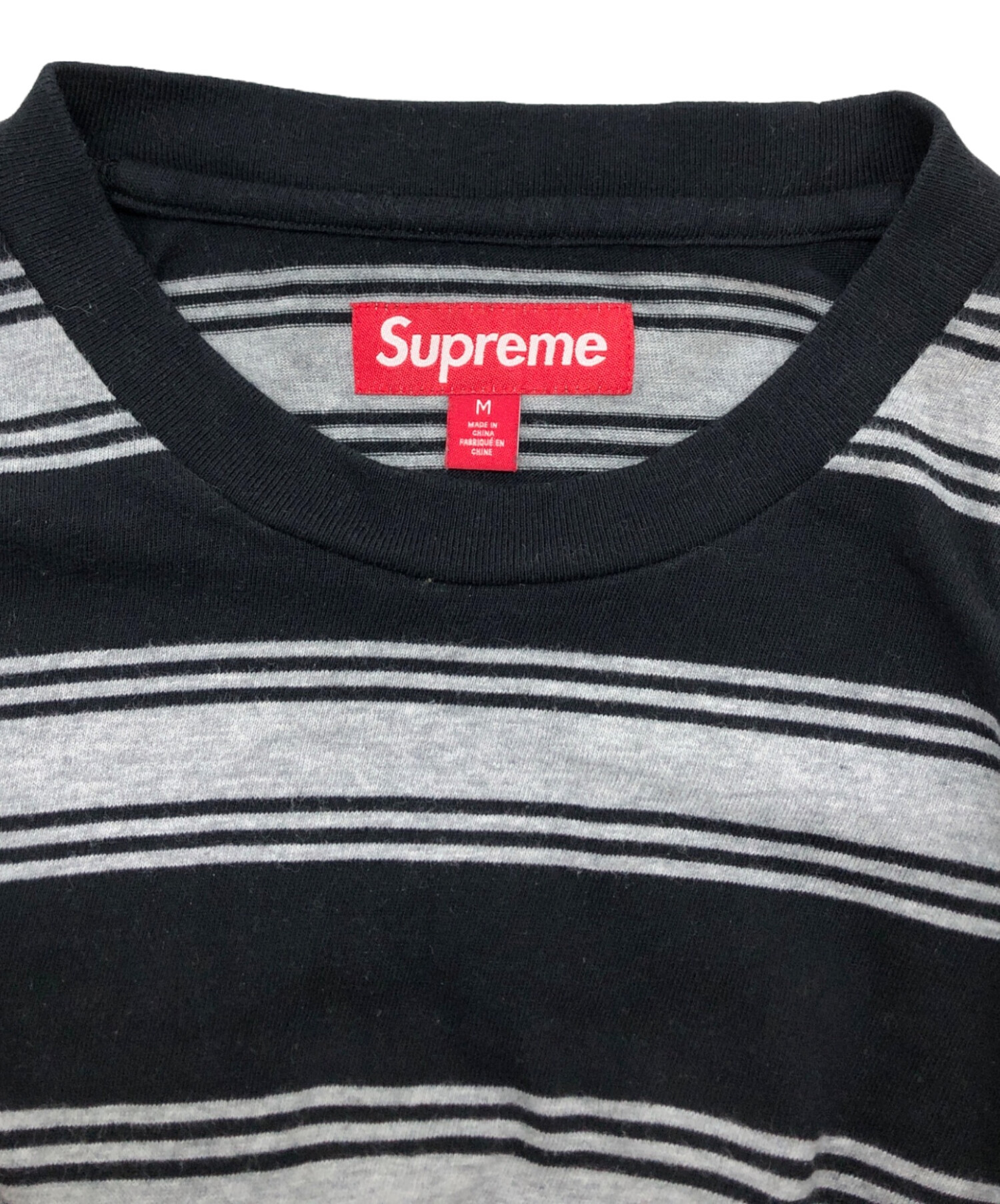 中古・古着通販】Supreme (シュプリーム) Stripe Pocket L/S Top