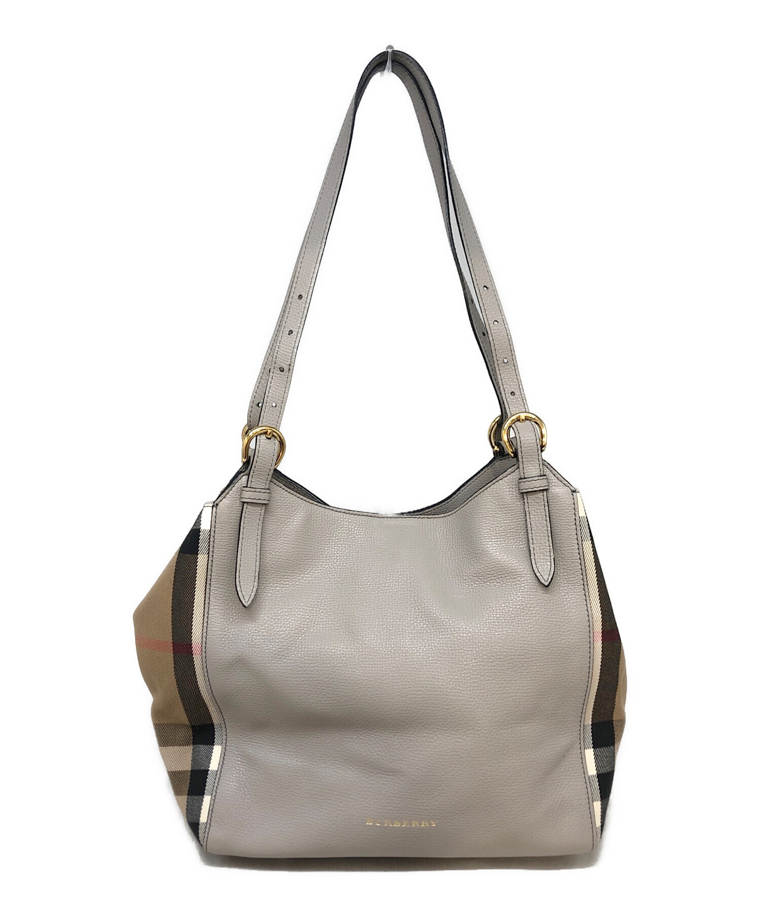 中古・古着通販】BURBERRY (バーバリー) メガチェックトートバッグ