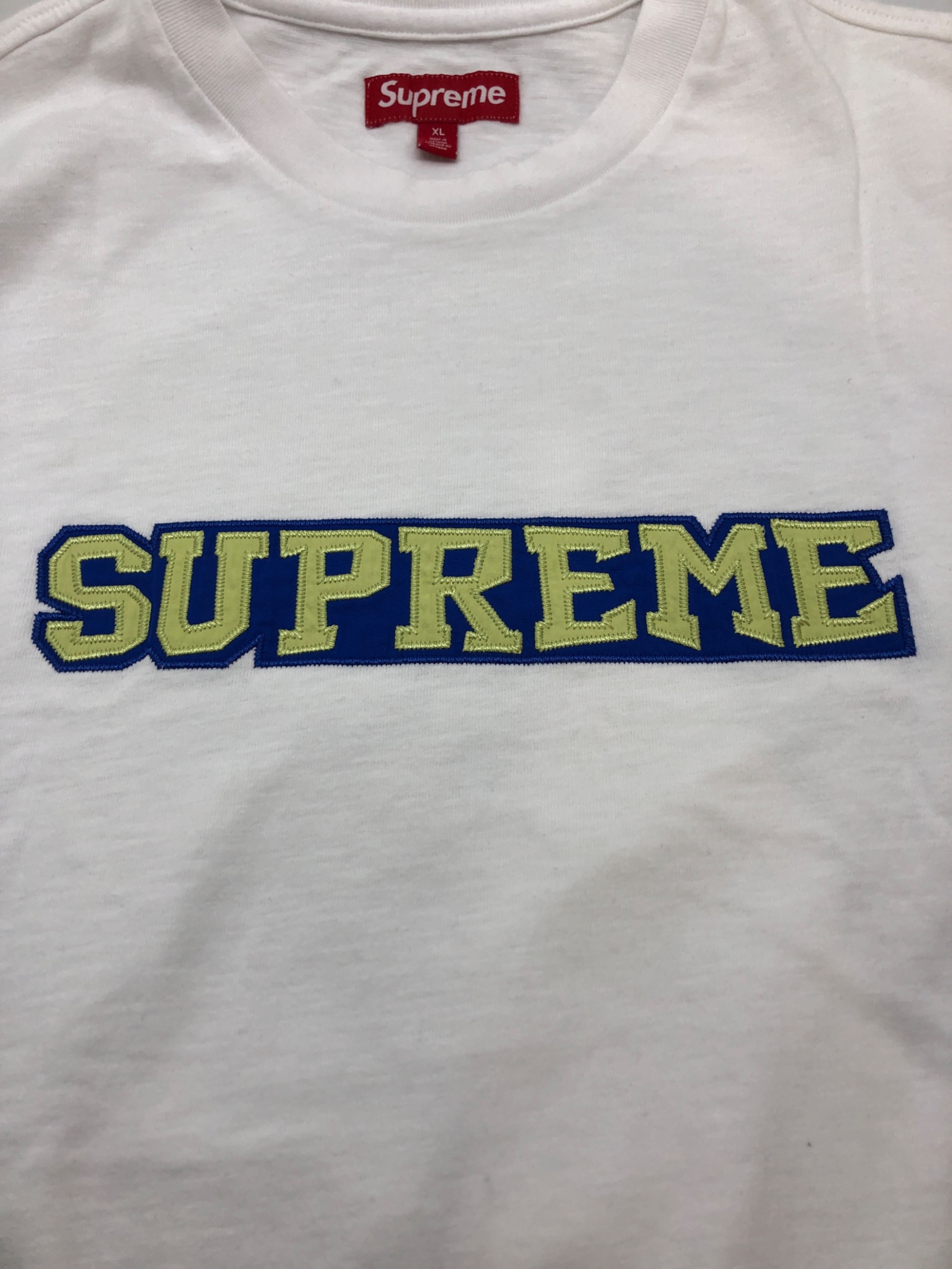 中古・古着通販】SUPREME (シュプリーム) Satin Applique s/s Top