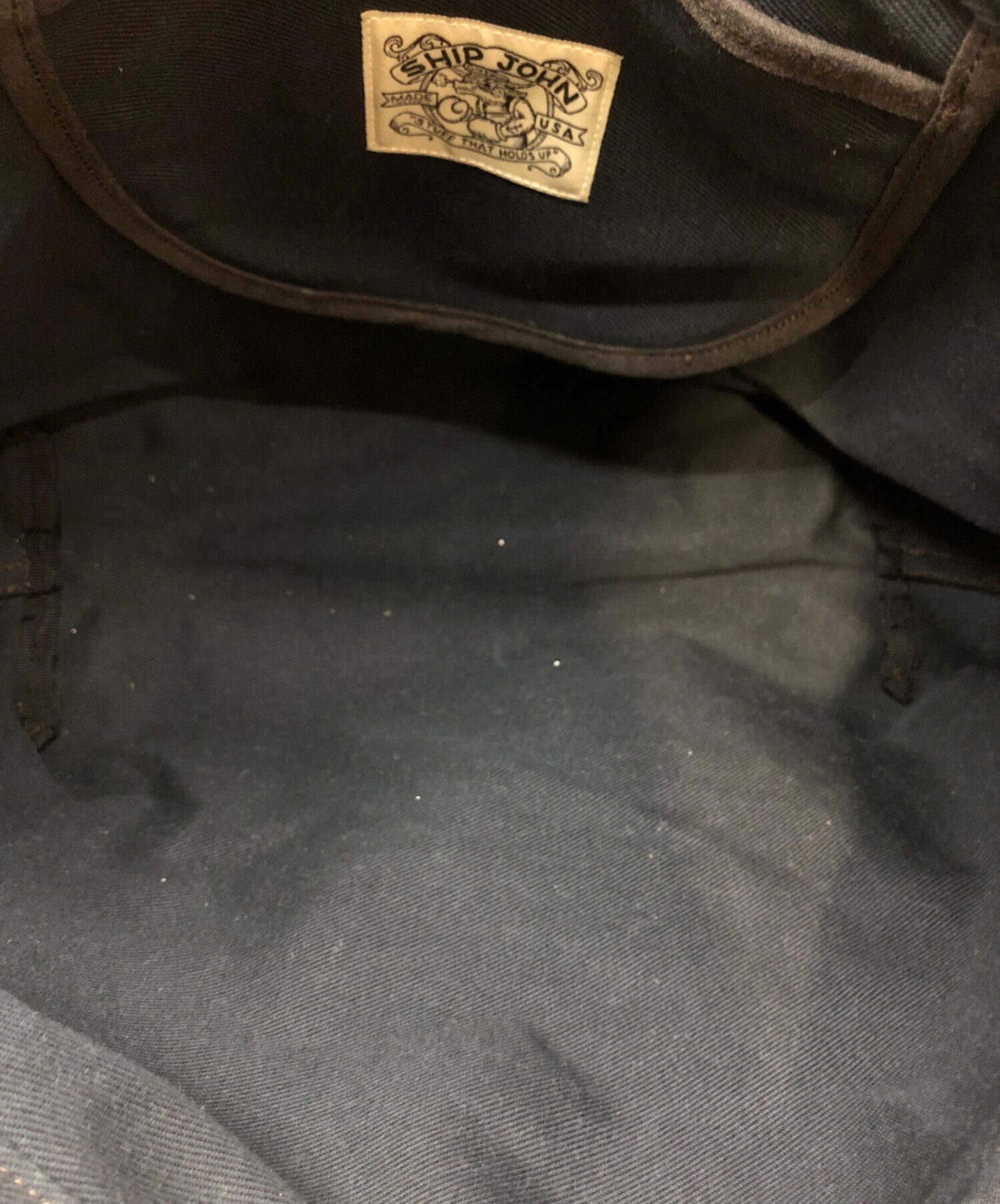 中古・古着通販】SHIP JOHN (シップジョン) Dolly Tote Bag ネイビー 