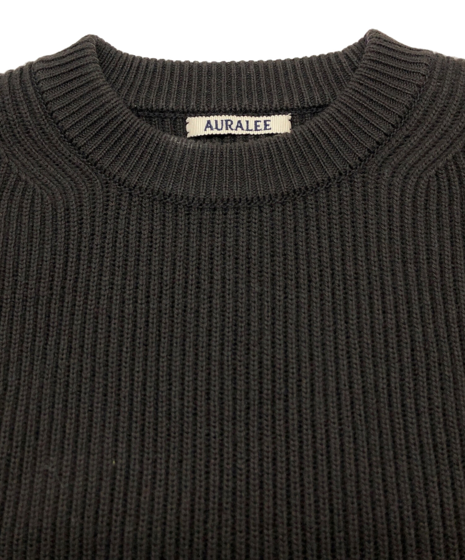 中古・古着通販】AURALEE (オーラリー) フレンチメリノリブニット 